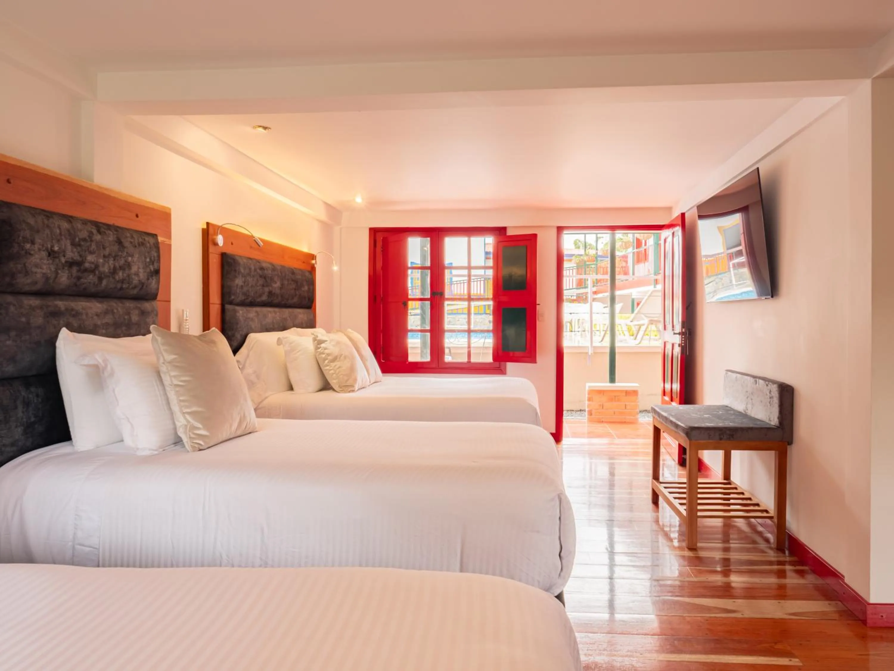 Area and facilities, Bed in Atardeceres del Cafe