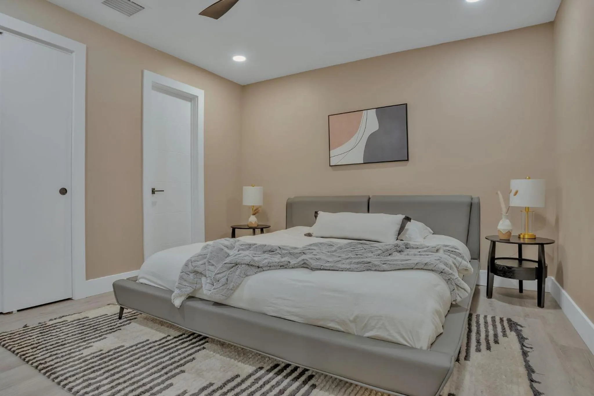 Bed in Stunning 2 Story Villa with Pool