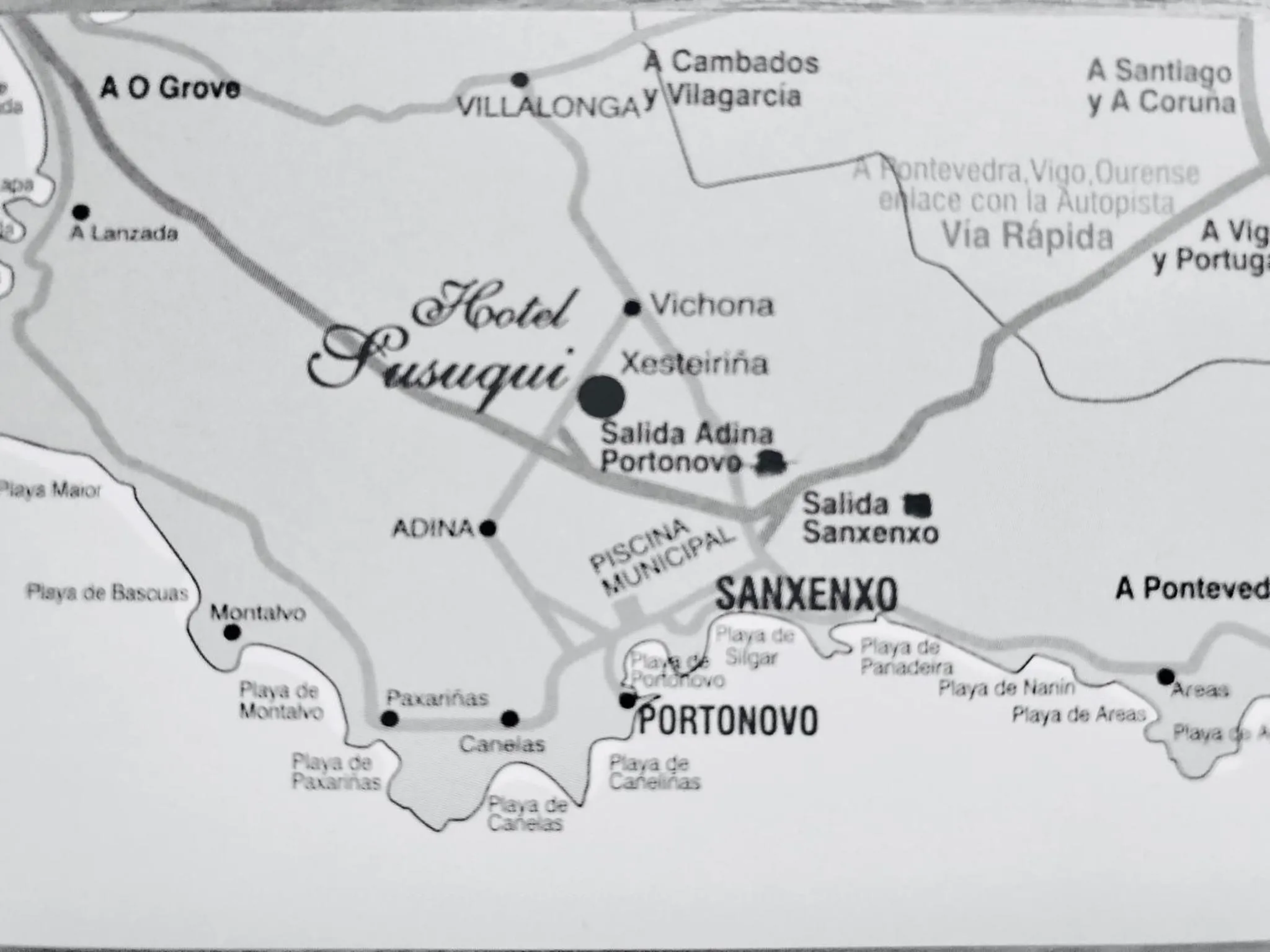 Floor plan in Hotel Susuqui