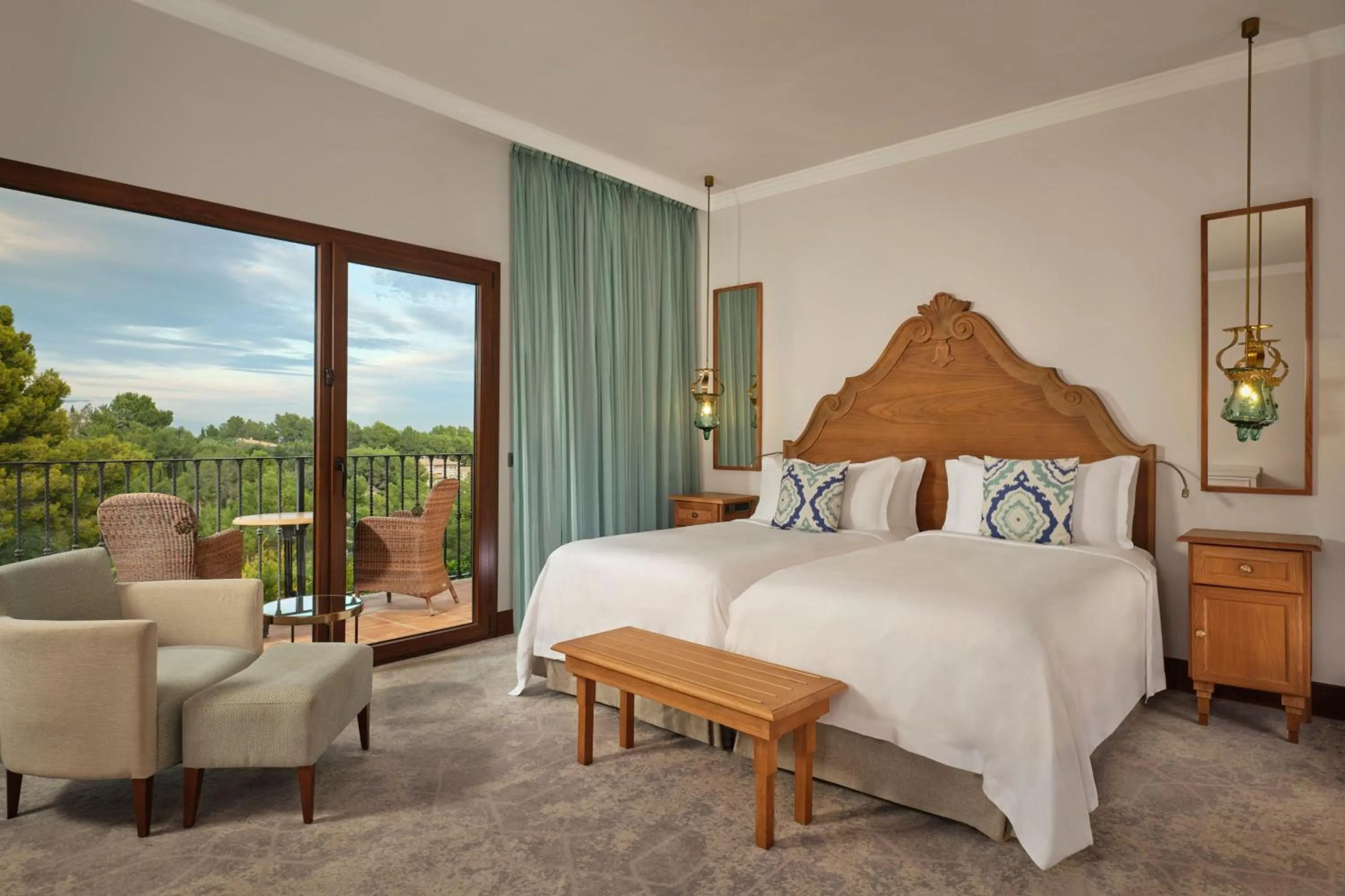 Photo of the whole room, Bed in Castillo Hotel Son Vida, a Luxury Collection Hotel, Mallorca