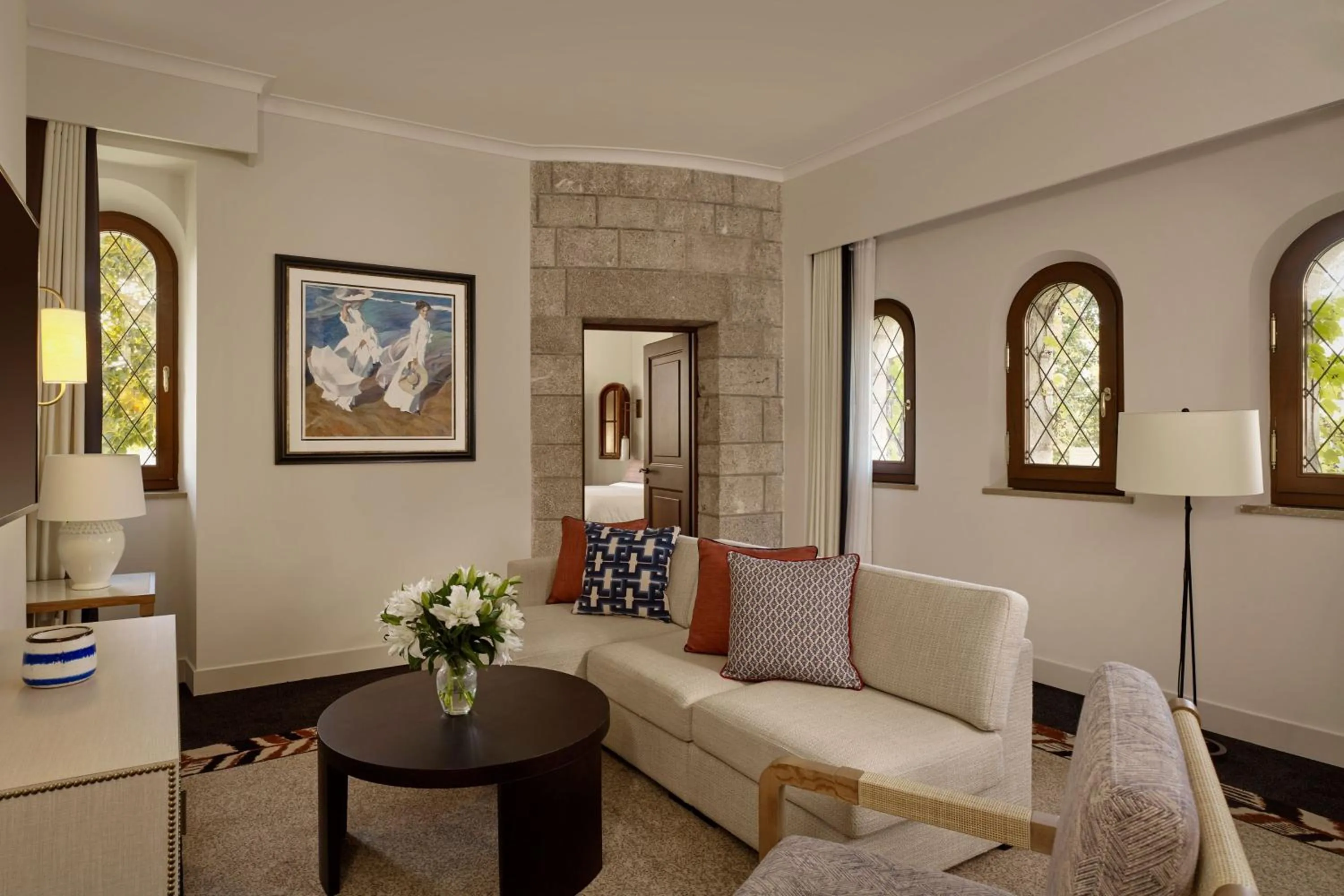 Living room in Castillo Hotel Son Vida, a Luxury Collection Hotel, Mallorca