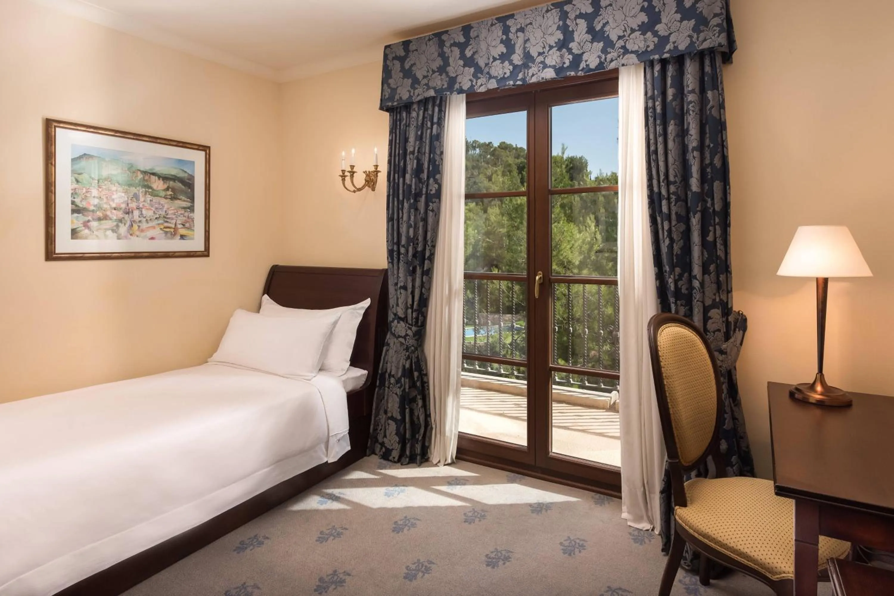 Bedroom, Bed in Castillo Hotel Son Vida, a Luxury Collection Hotel, Mallorca