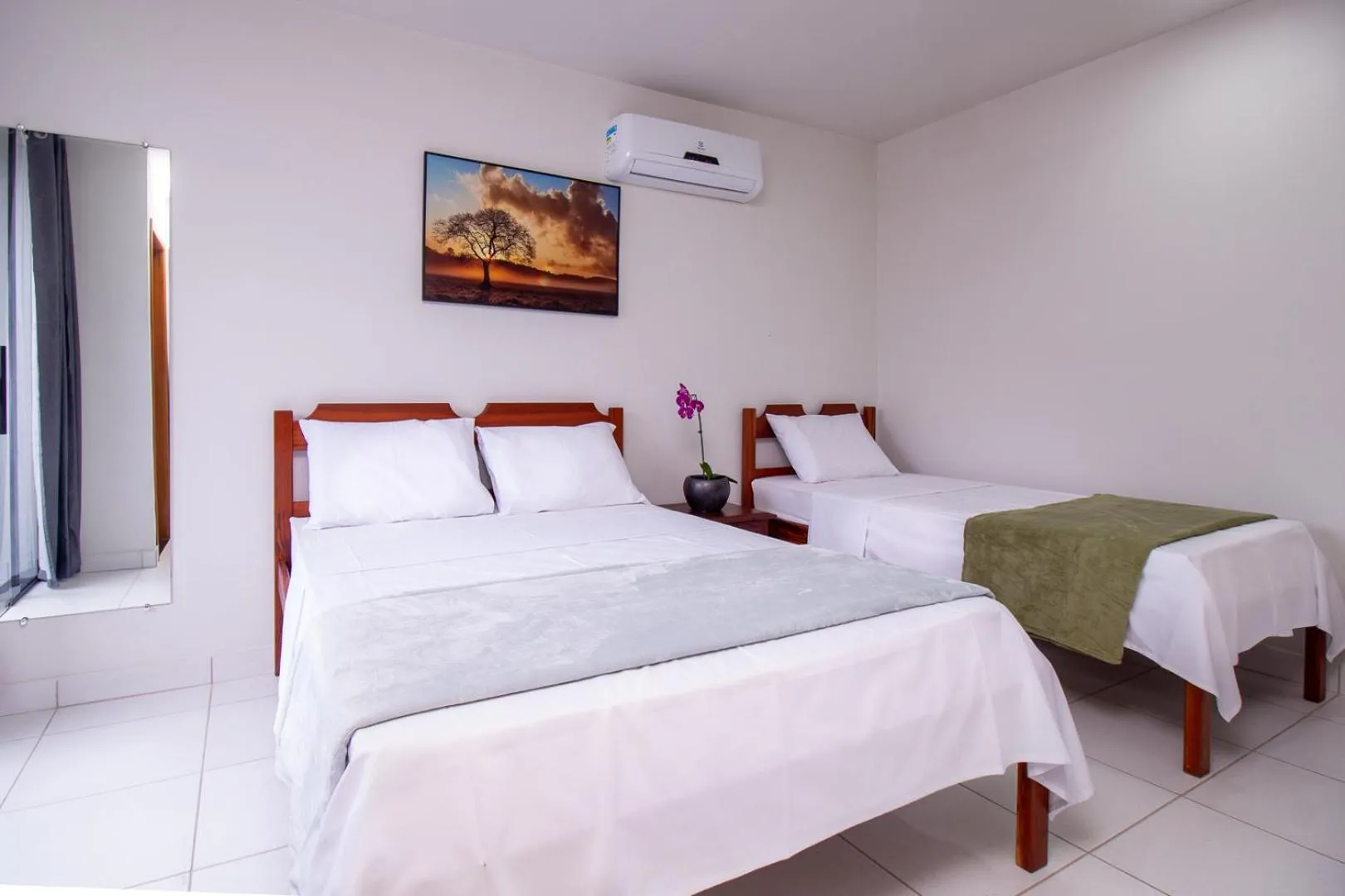 Bed in Pousada Lagoa Azul