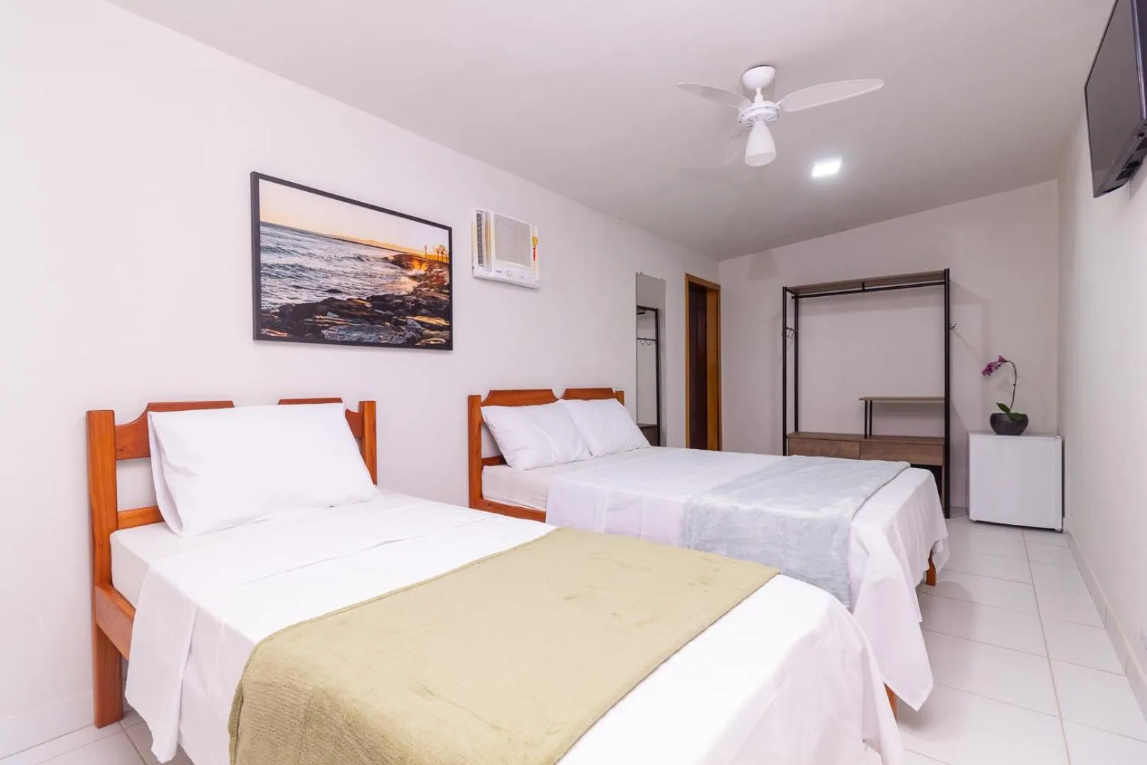 Bed in Pousada Lagoa Azul