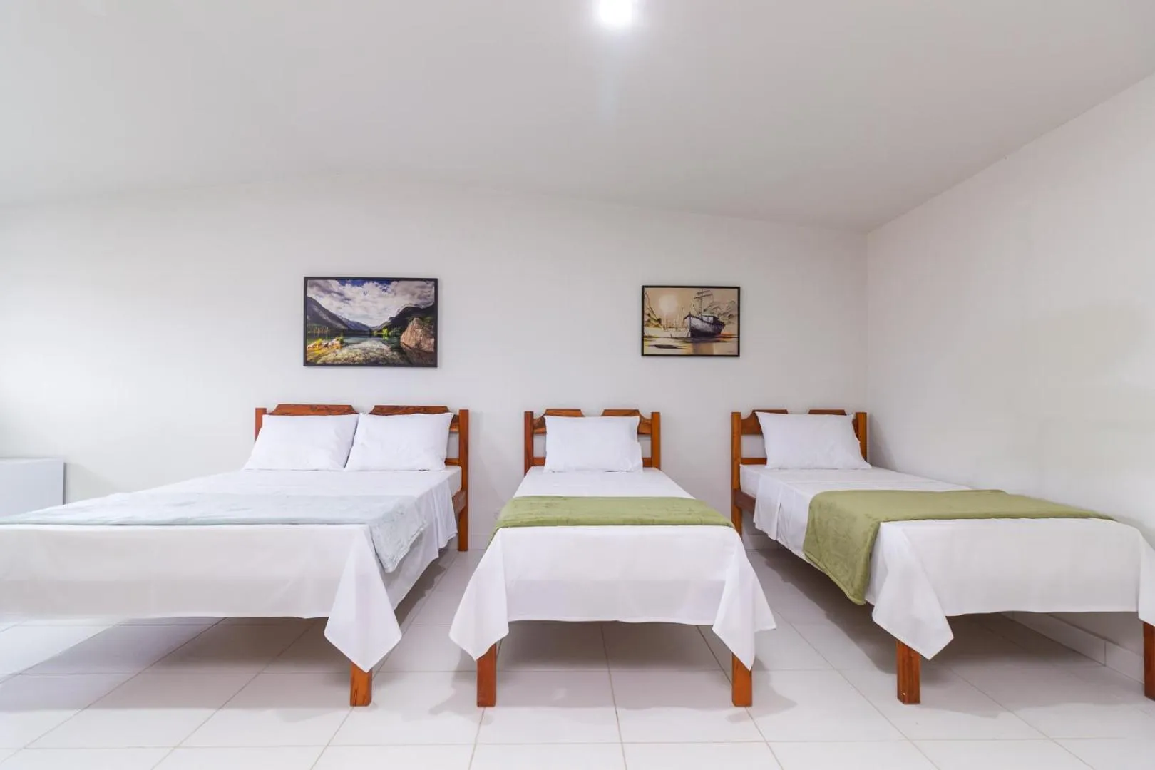 Bed in Pousada Lagoa Azul