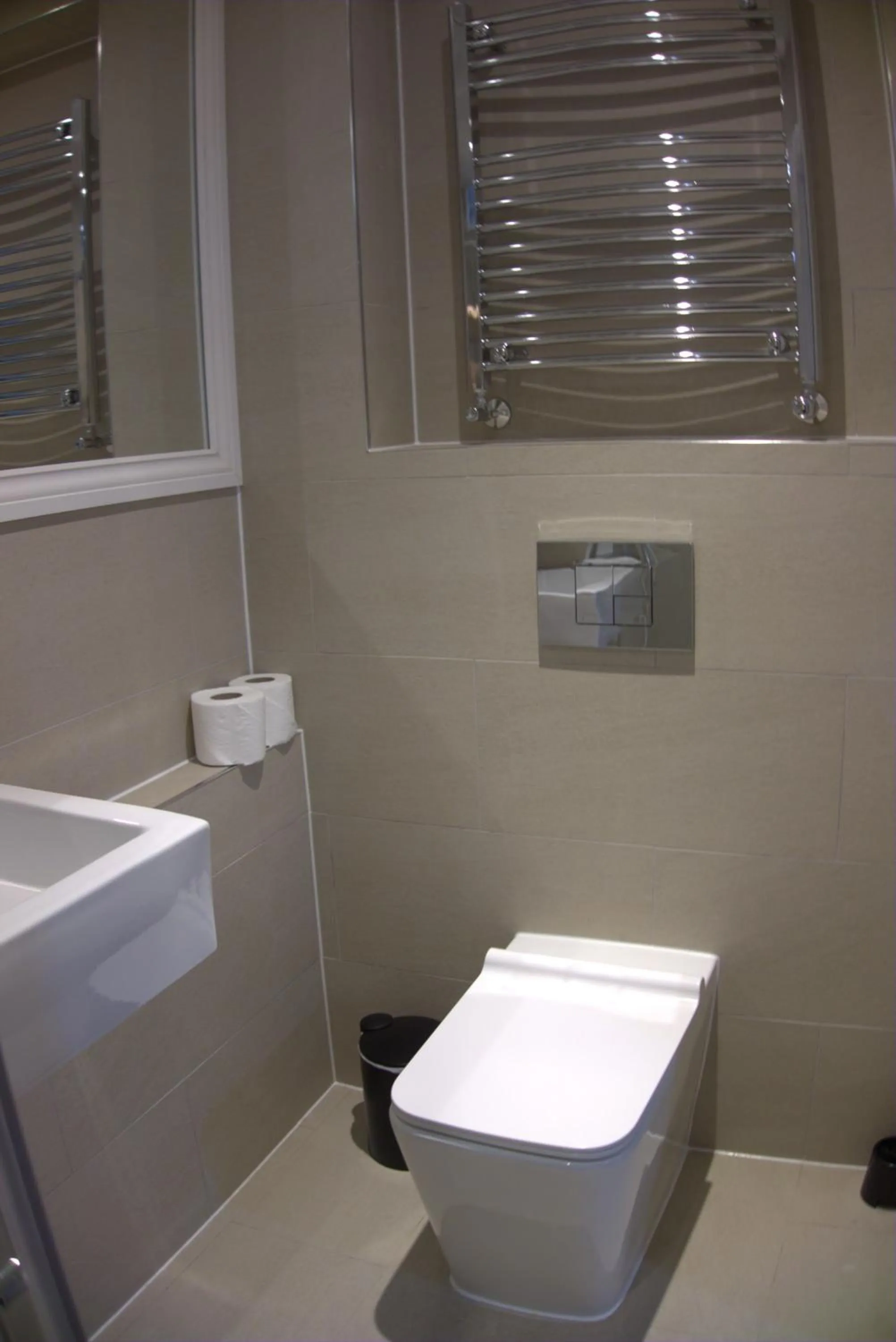 Toilet in Abbey Point Hotel