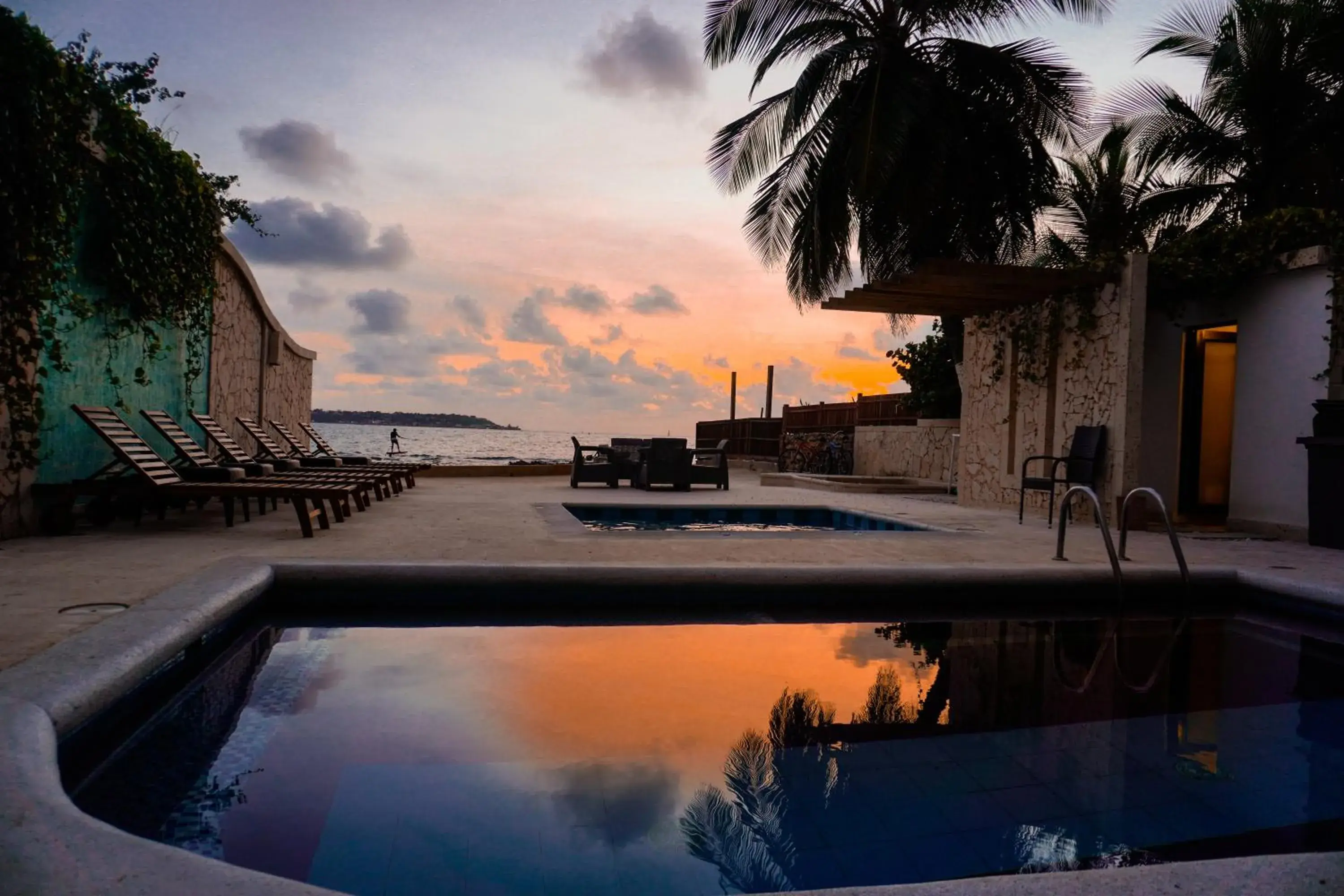 Pool view in Hotel Caribbean Cartagena Pool view in Hotel Caribbean Cartagena