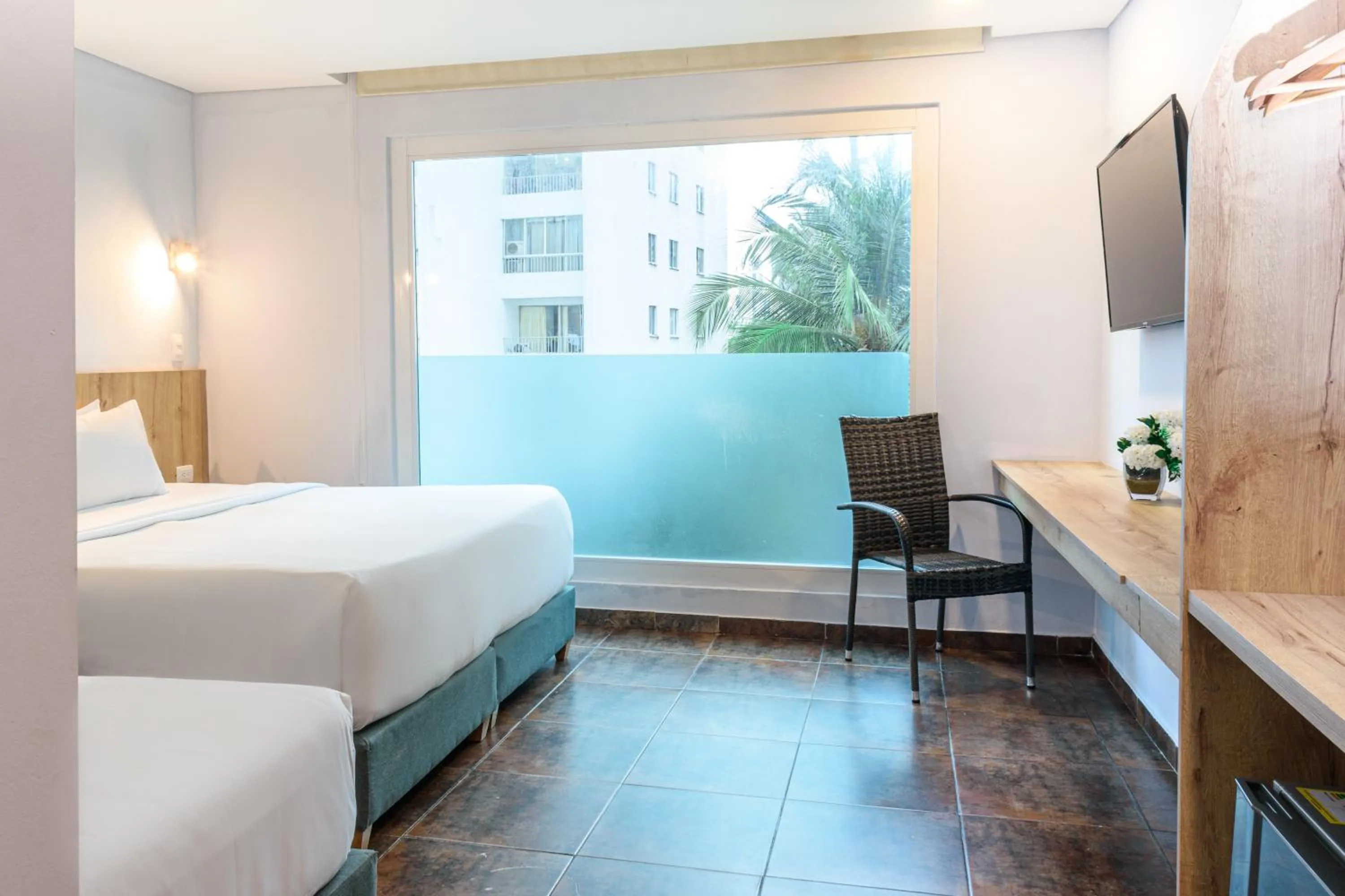 Bed in Hotel Caribbean Cartagena