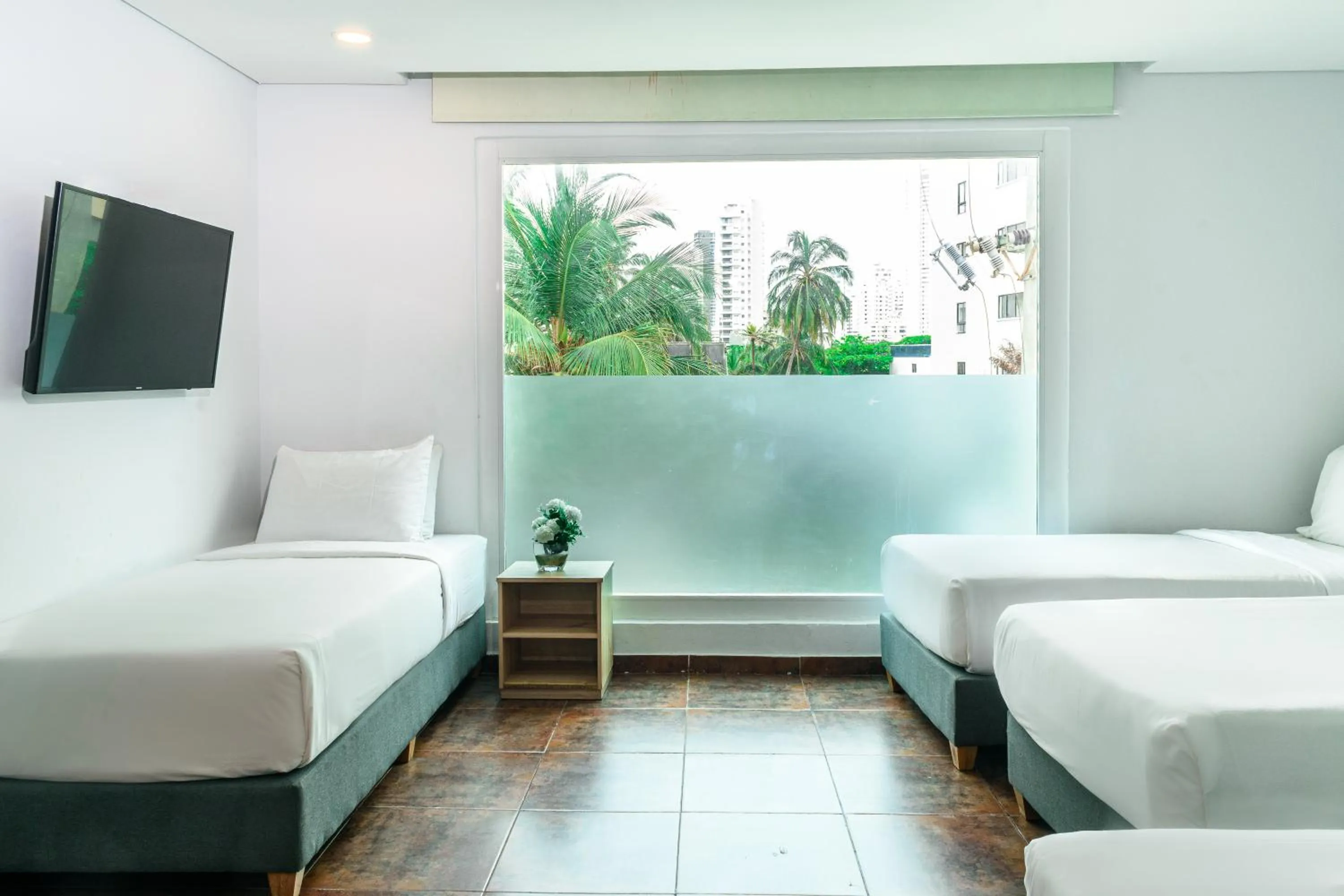 Bed in Hotel Caribbean Cartagena