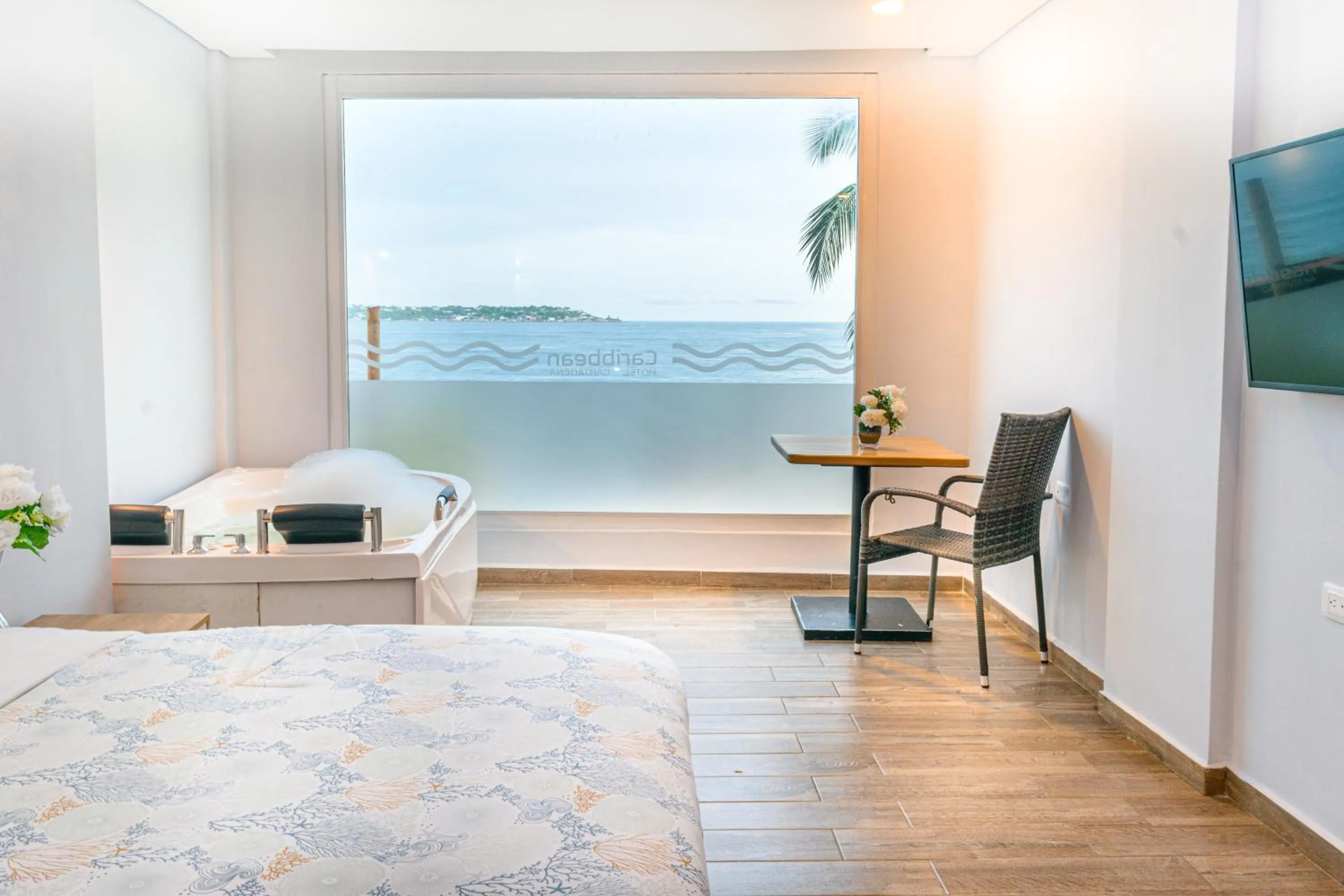 Bed in Hotel Caribbean Cartagena