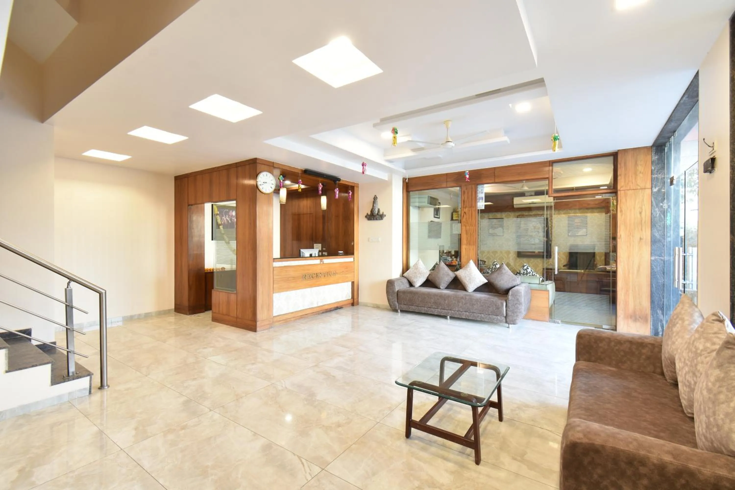 Lobby or reception in Hotel Sai Sparsh