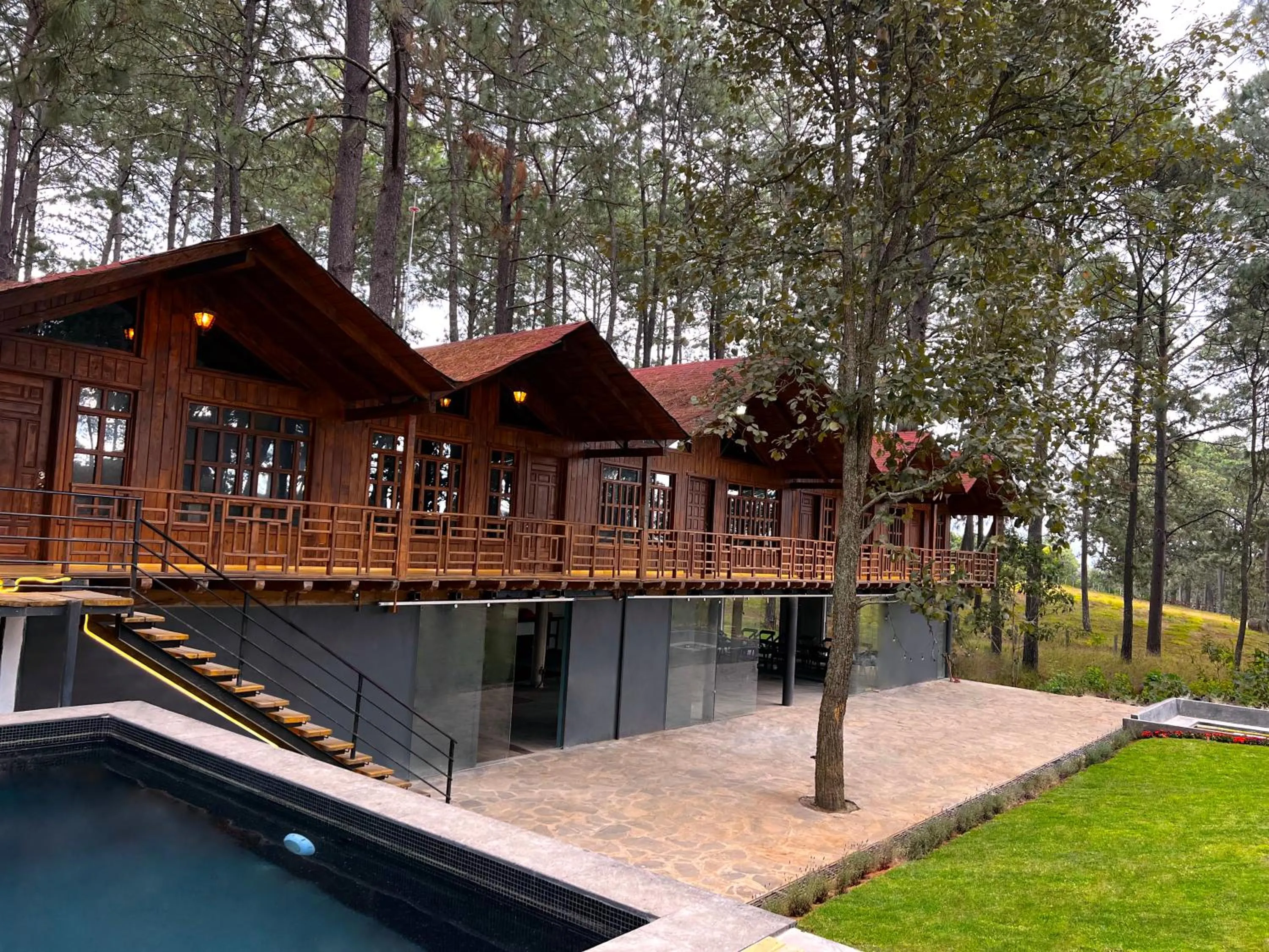 Property building in PINE TREE Mazamitla Hotel Boutique & Cabañas