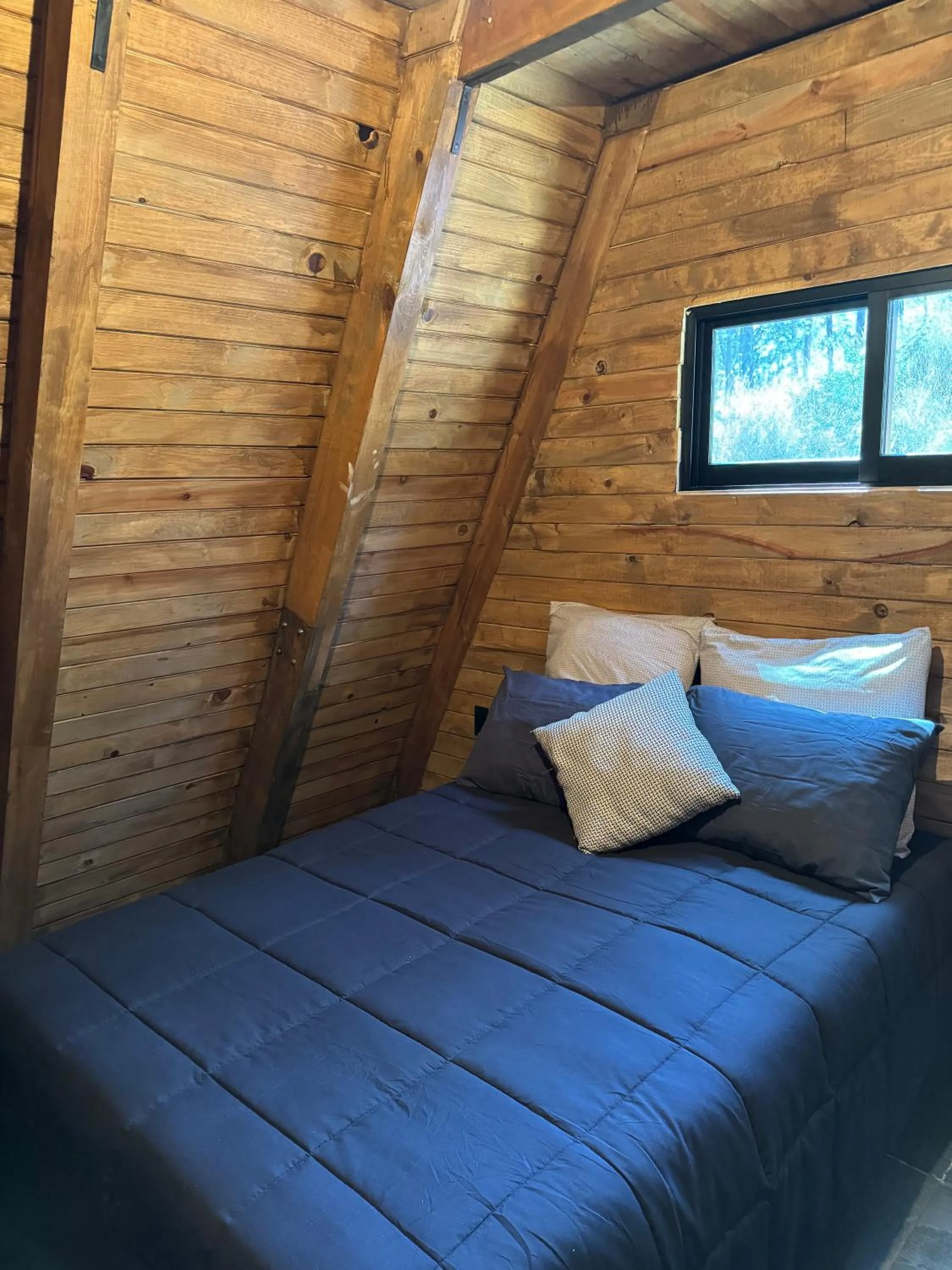 Bed in PINE TREE Mazamitla Hotel Boutique & Cabañas