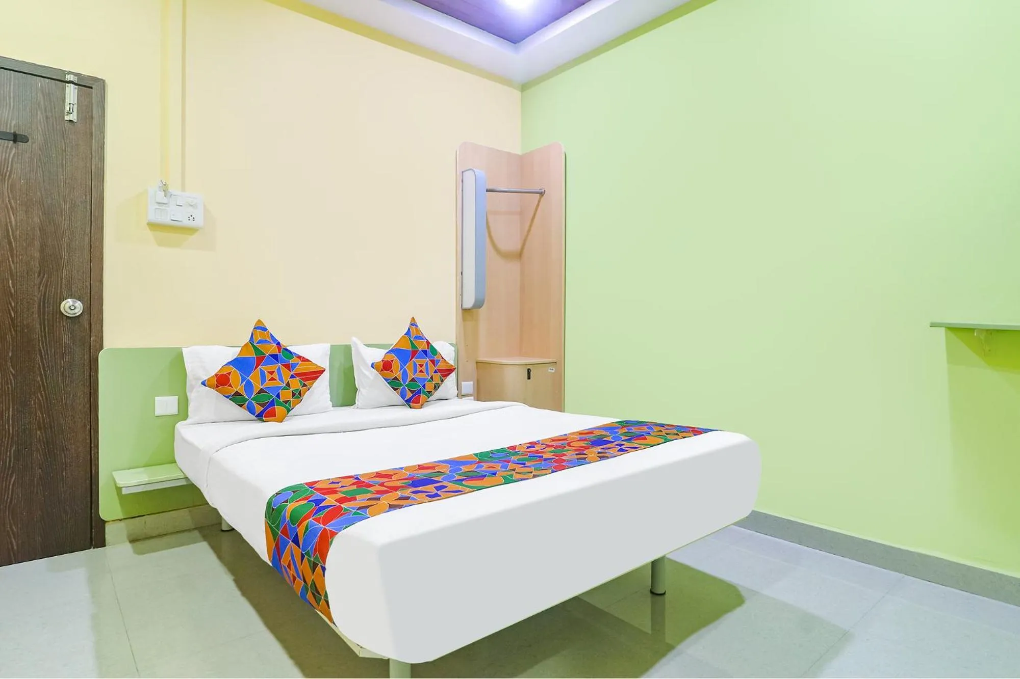 Bed in FabExpress Airport Stay Inn - Nr Hyderabad Airport