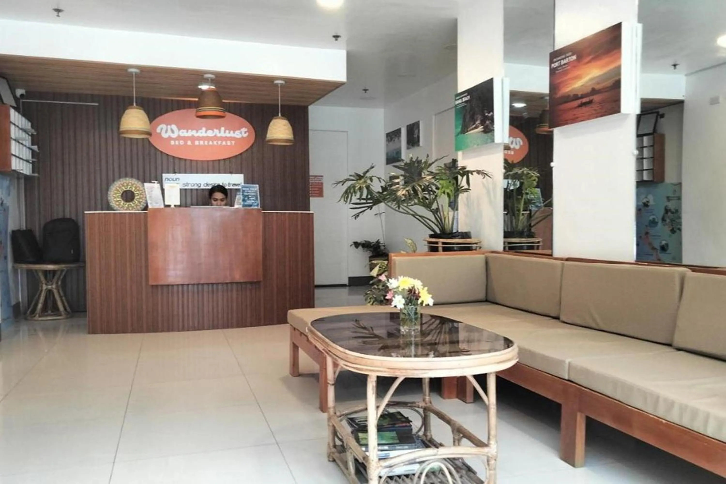 Lobby or reception in Wanderlust Bed and Breakfast Puerto Princesa