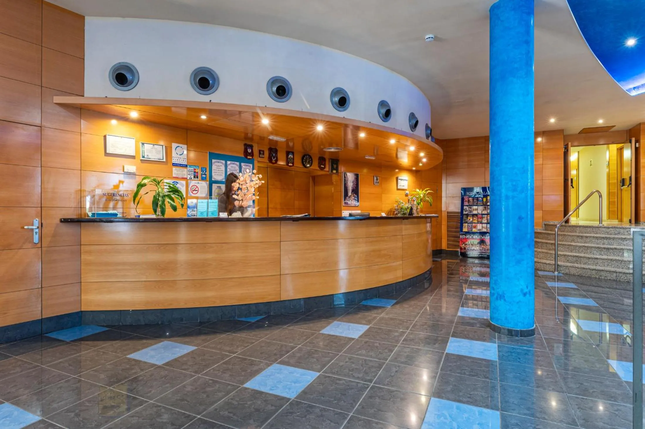 Lobby or reception in Hotel Rober Palas