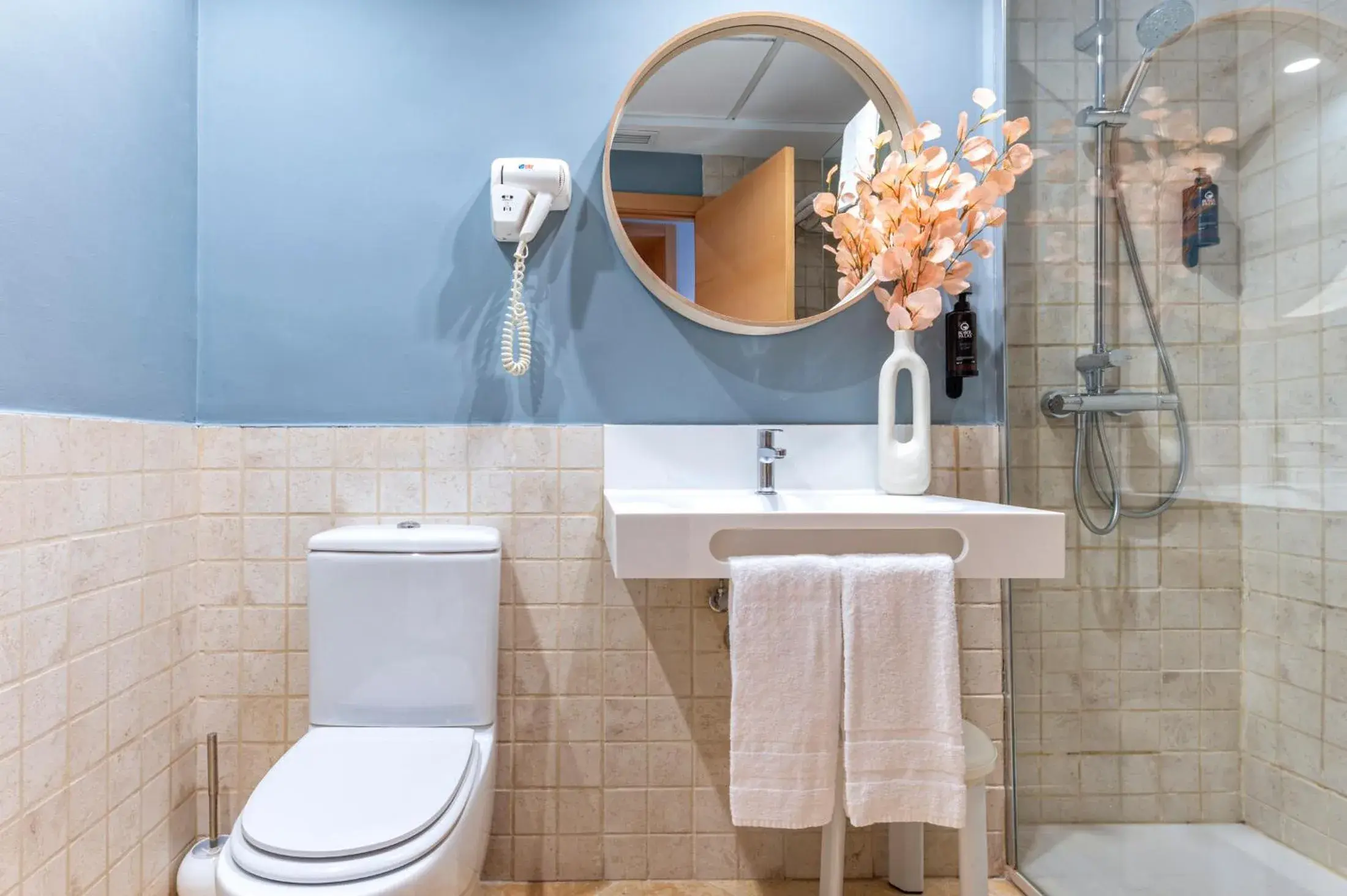 Bathroom in Hotel Rober Palas Bathroom in Hotel Rober Palas