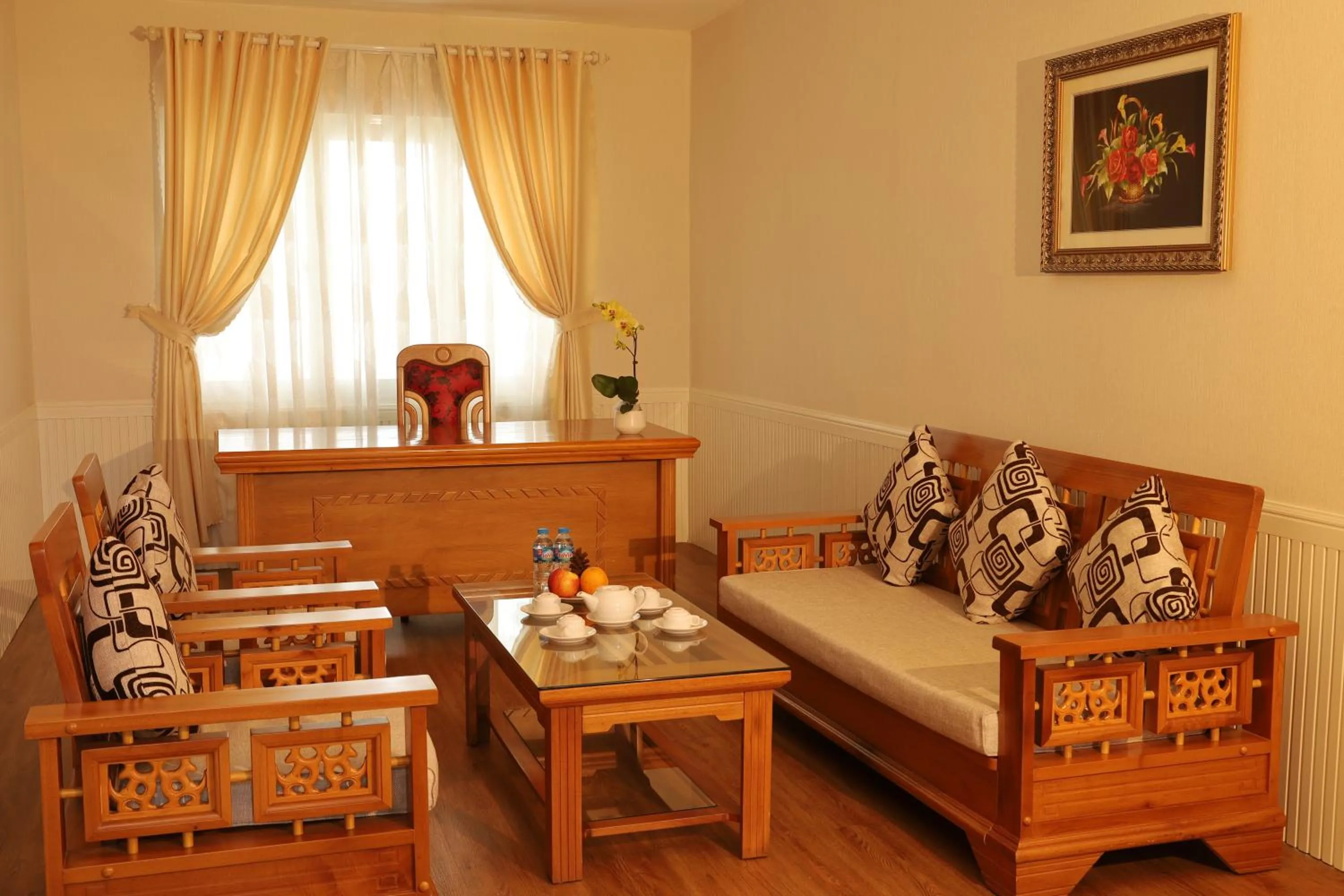 Seating area in Pleiku Hotel by Gia Lai Tourist