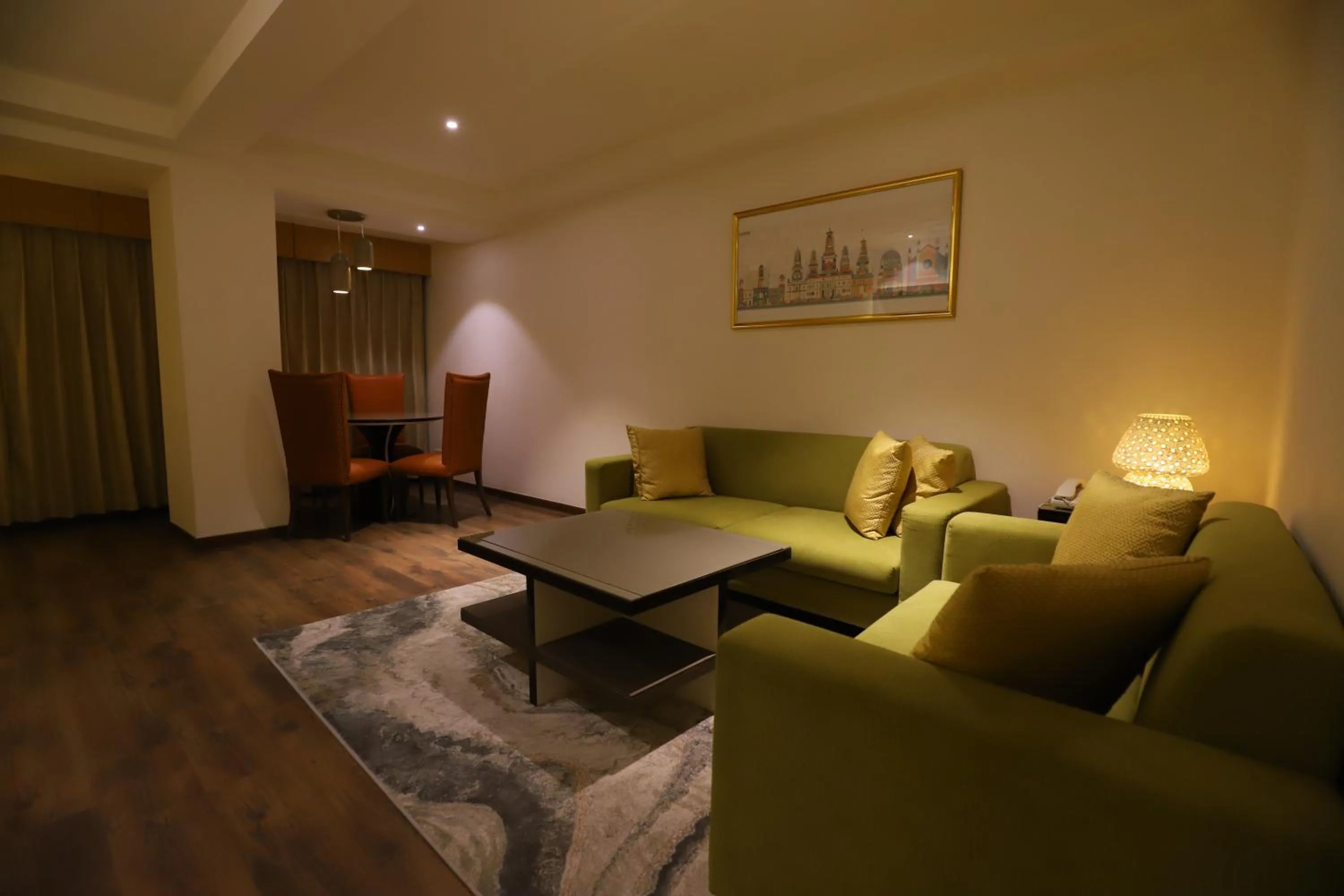 Living room in The Pristine Hotel