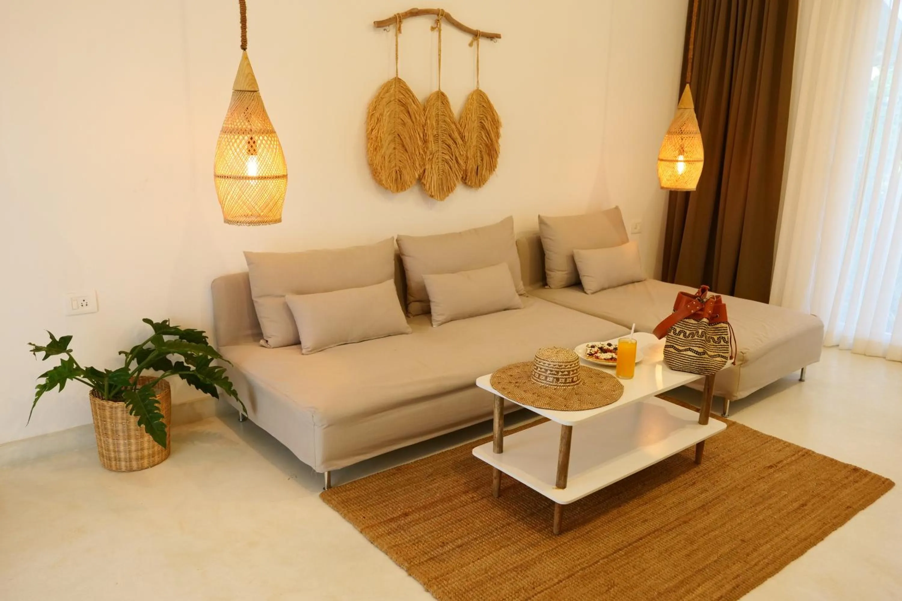 Living room in Thalassa Beach Boutique Resort