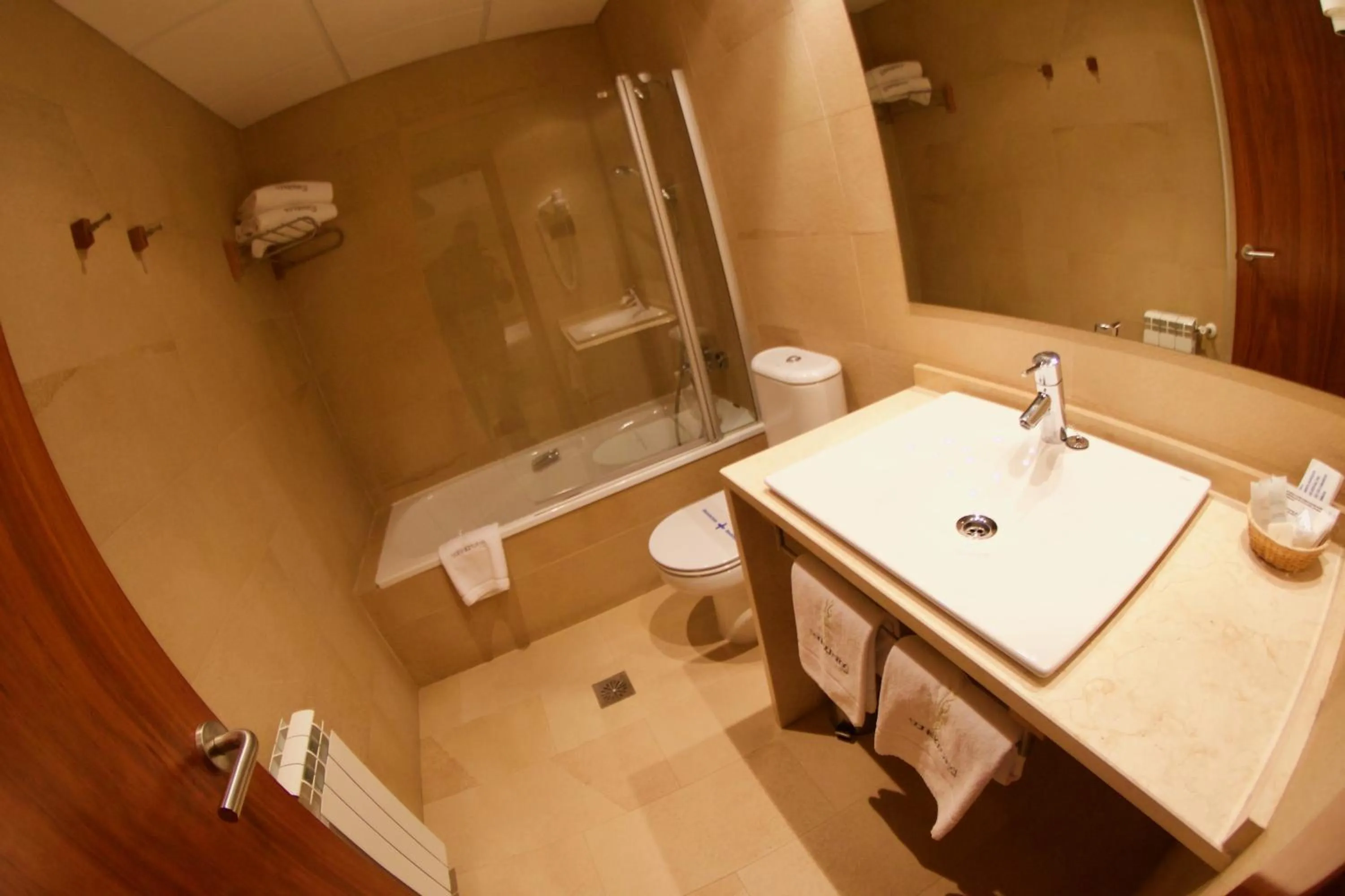 Bathroom in Hotel Santa Cristina Petit Spa