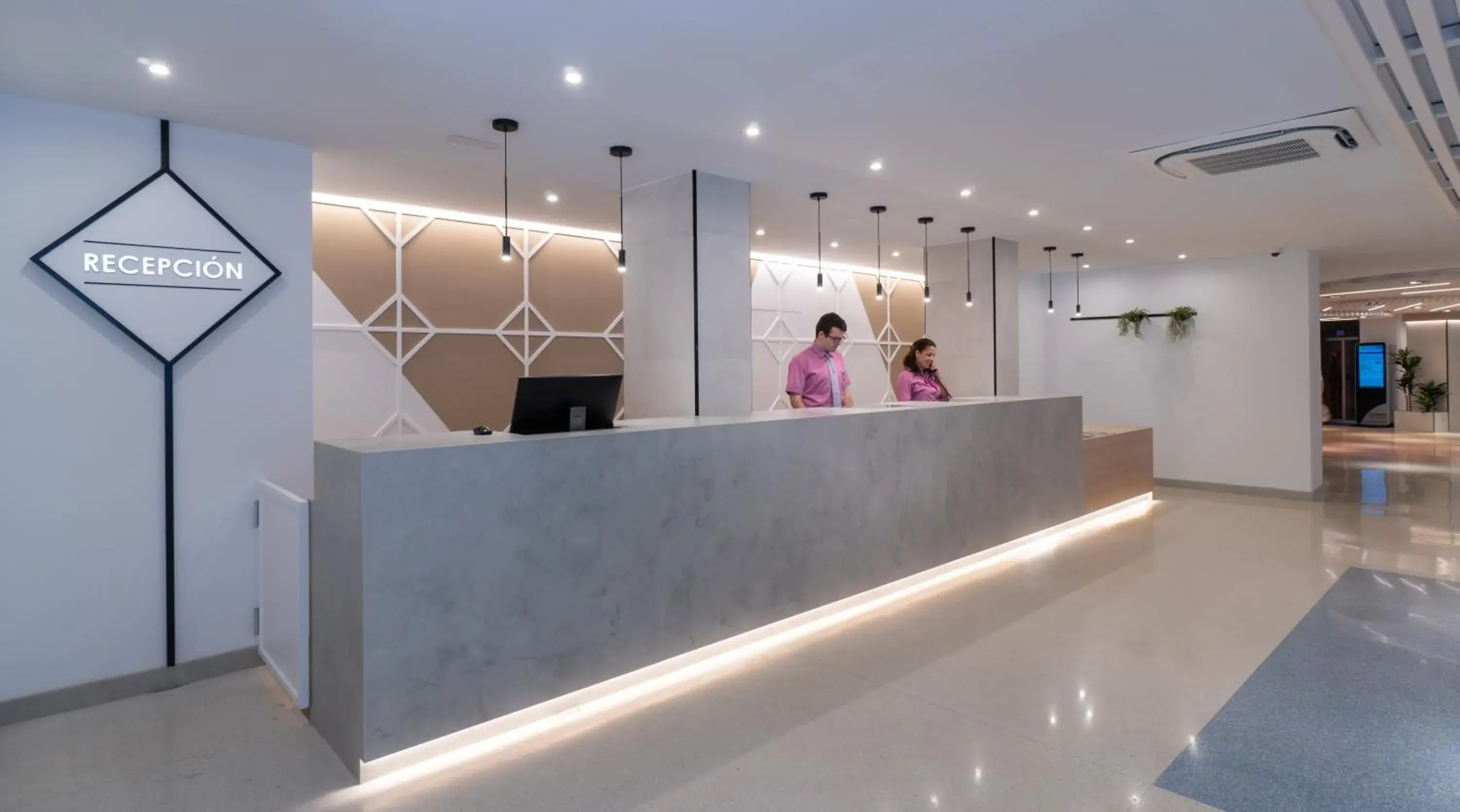 Lobby or reception in Medplaya Hotel Rio Park Lobby or reception in Medplaya Hotel Rio Park