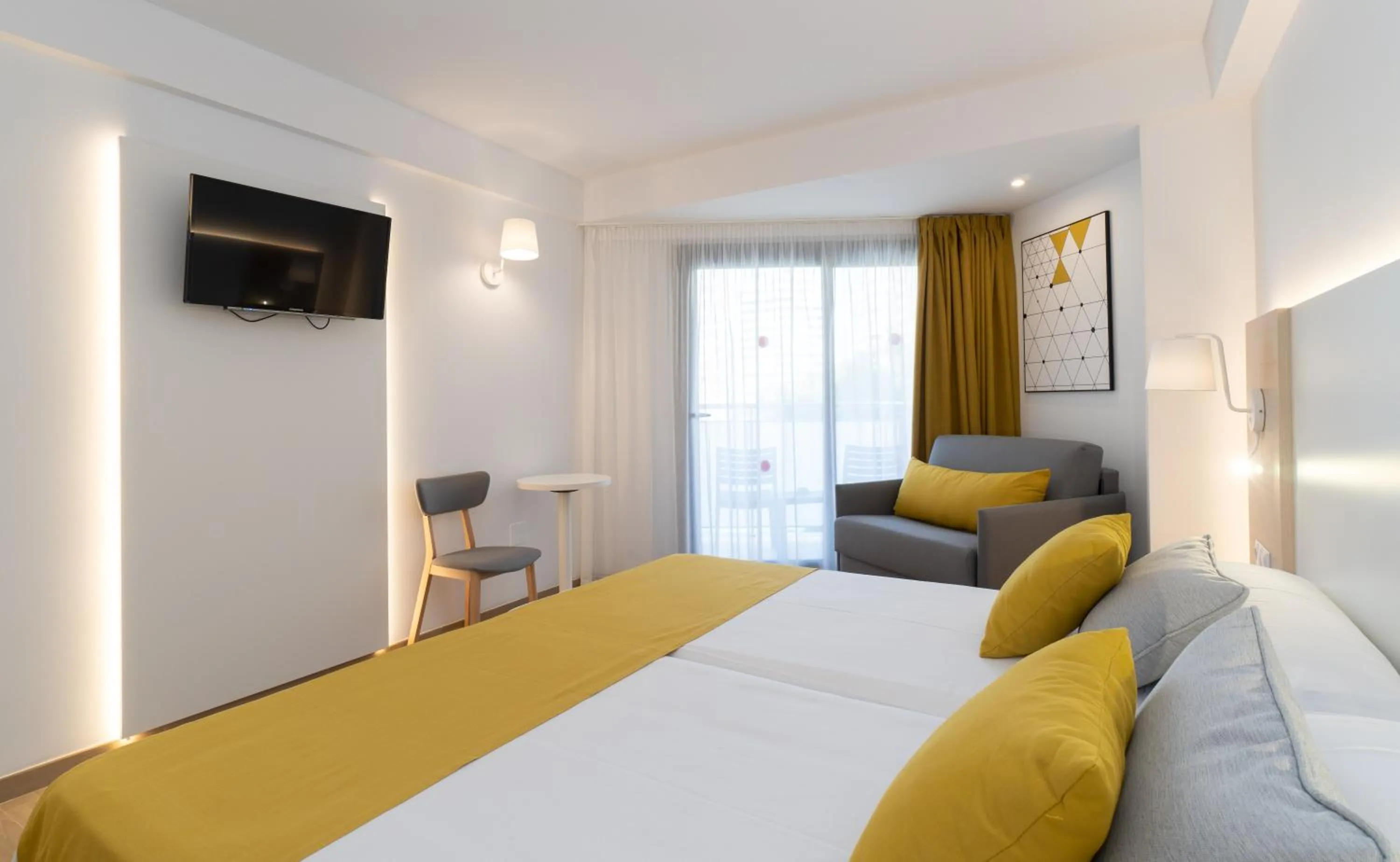 TV and multimedia, Bed in Medplaya Hotel Rio Park