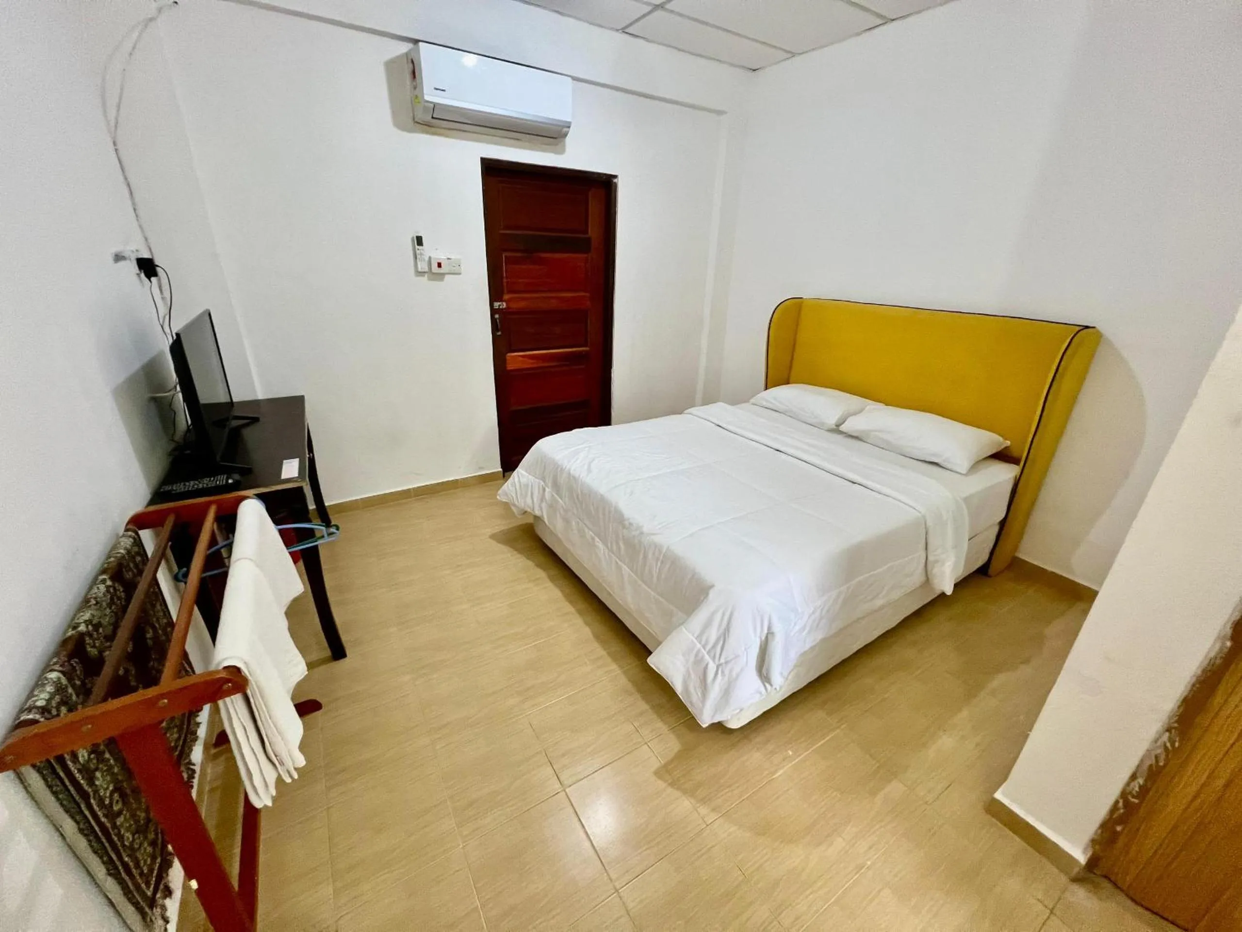 Bed in DGeting Beach Resort