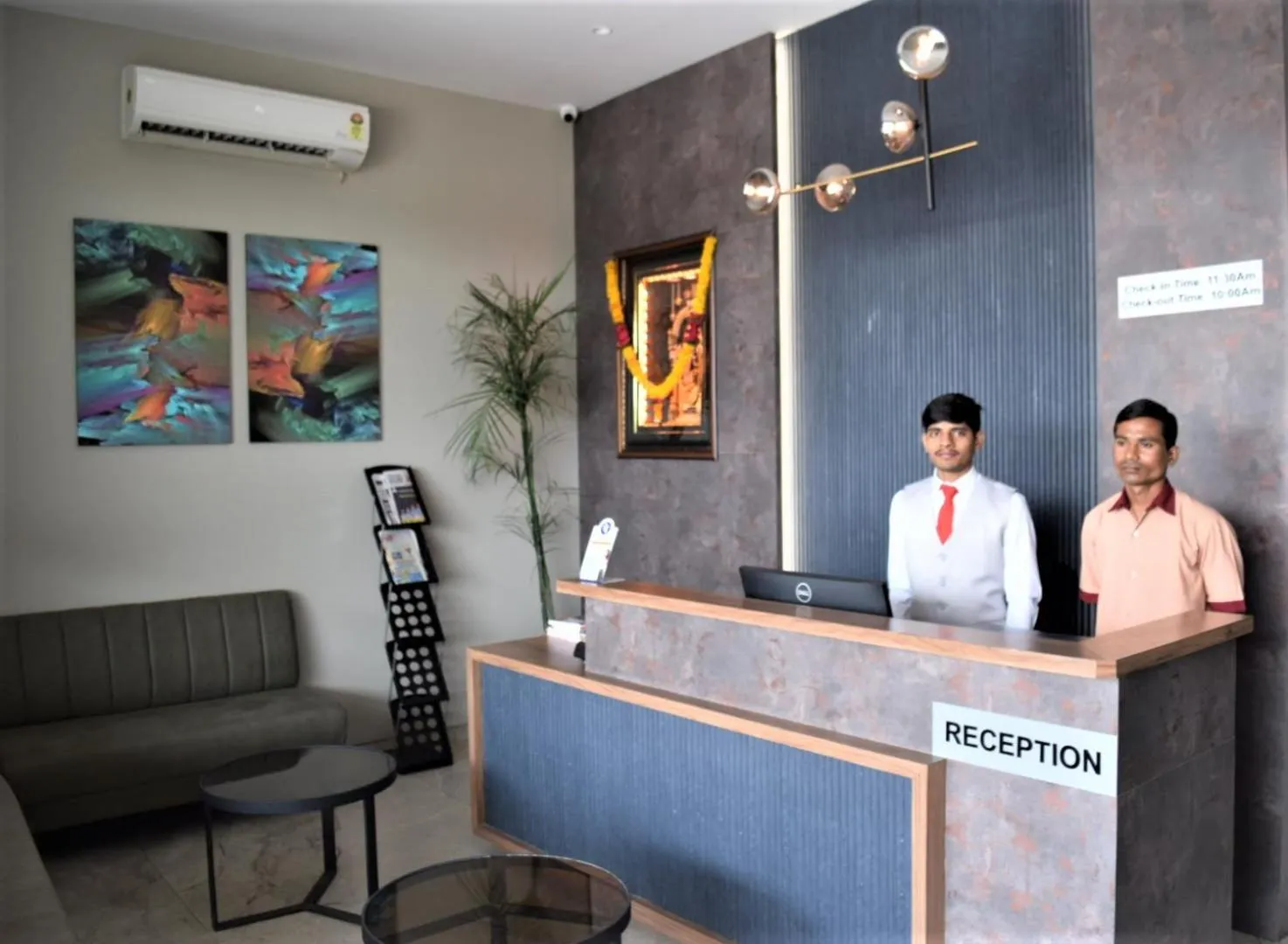 Lobby or reception in Hotel Akruti, Nanded