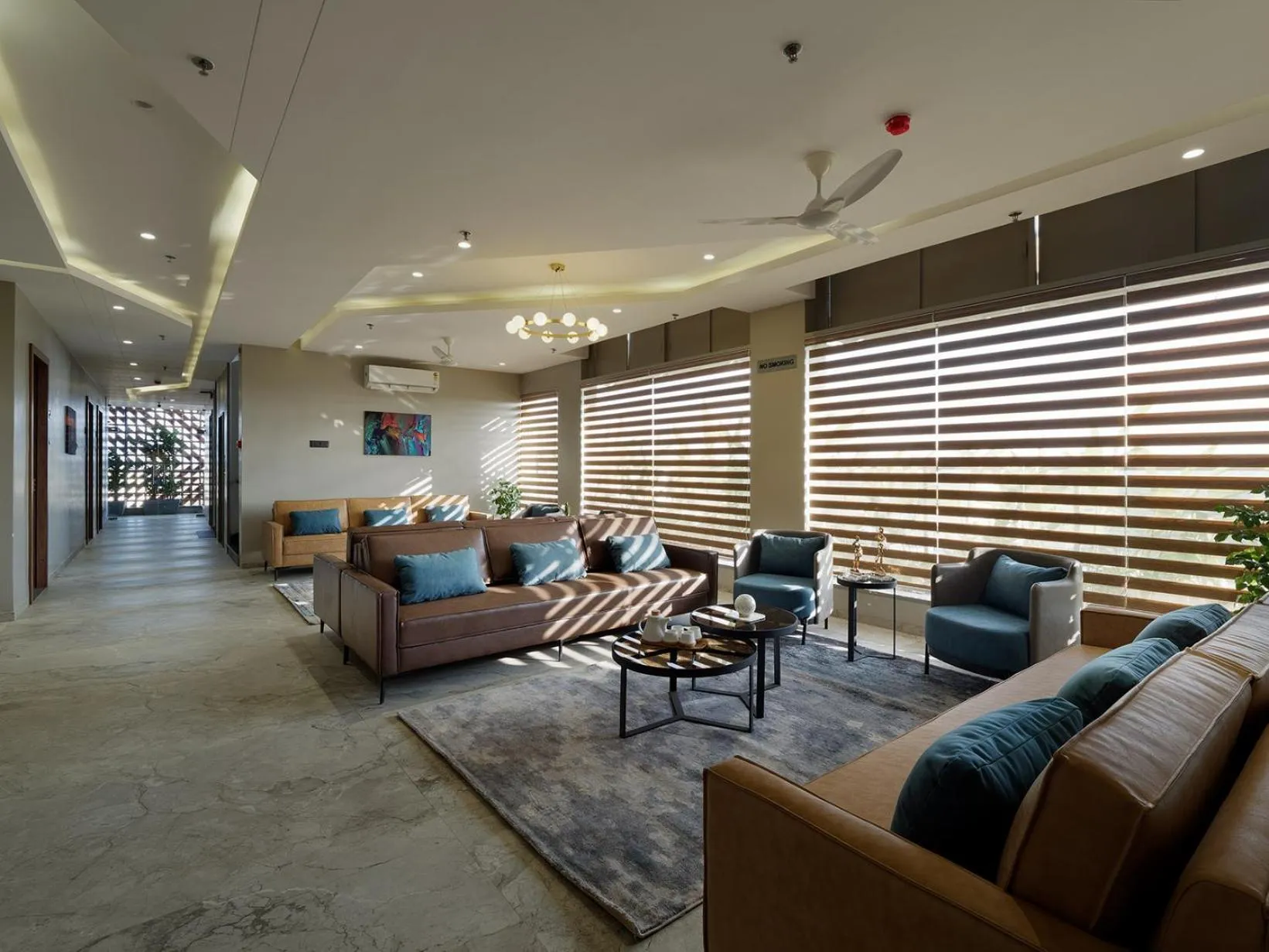 Living room in Hotel Akruti, Nanded