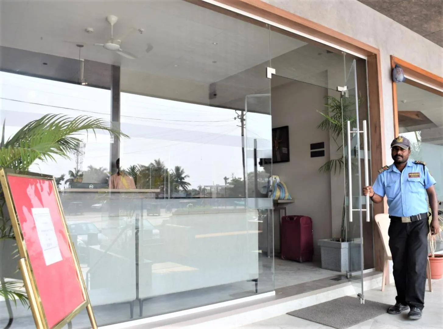 Facade/entrance in Hotel Akruti, Nanded