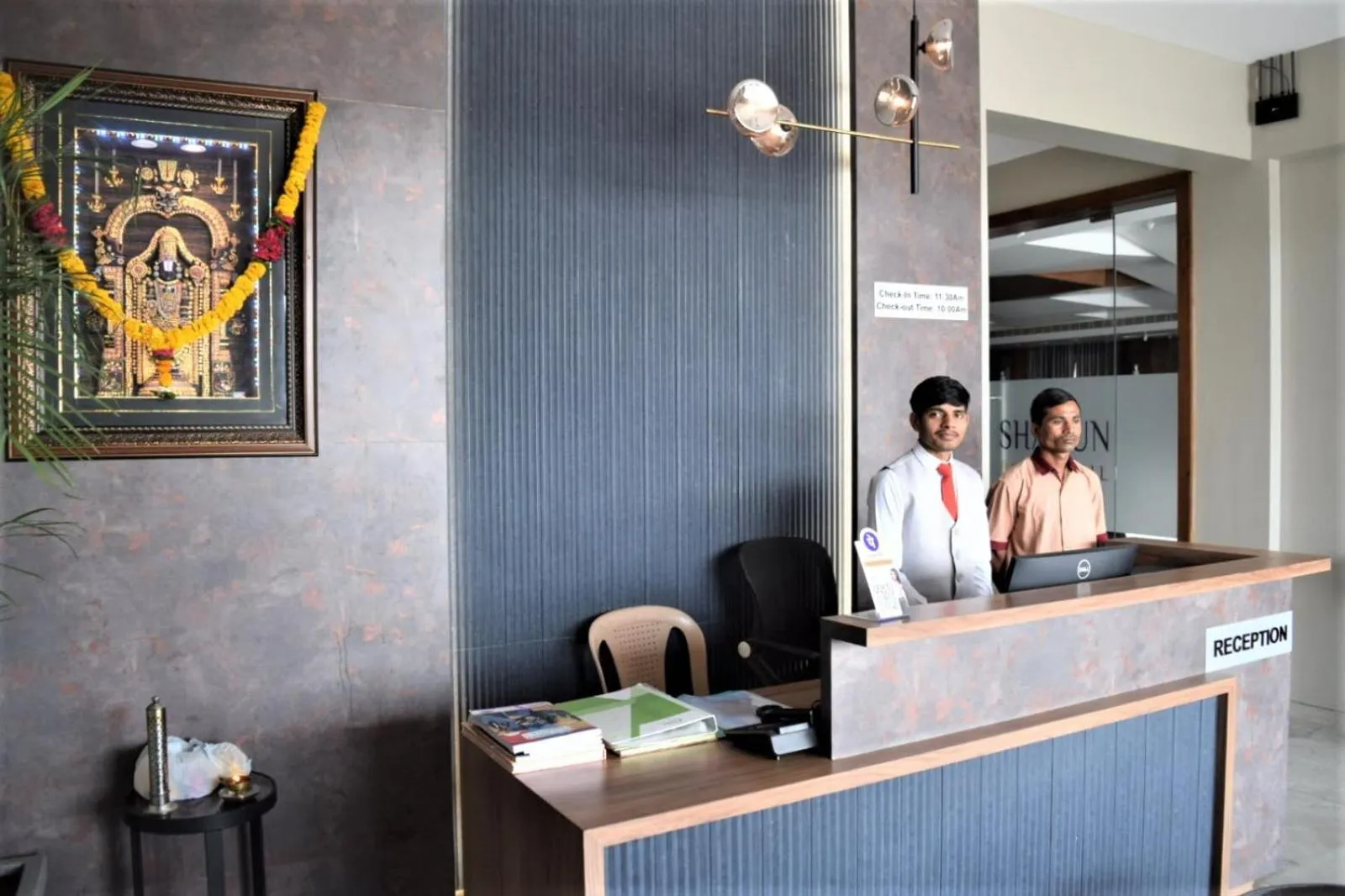 Lobby or reception in Hotel Akruti, Nanded