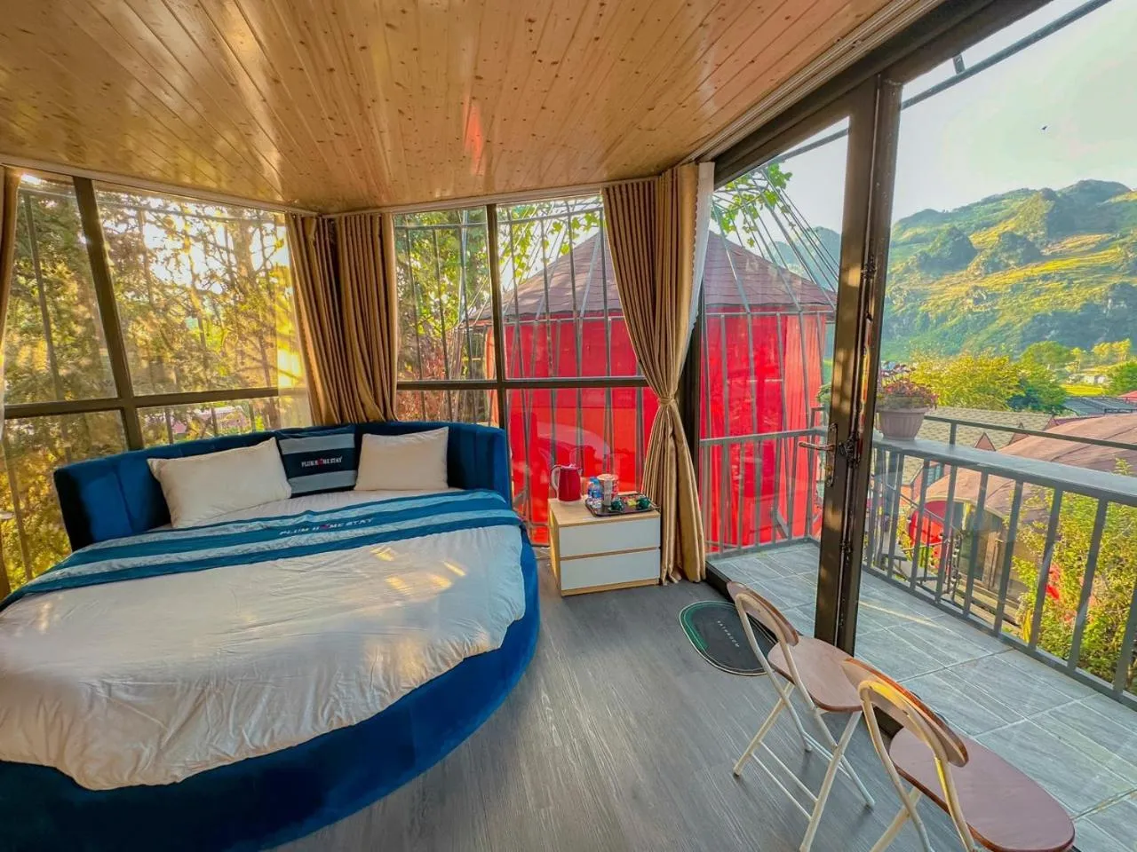 Bed in Plum Homestay Đồng Văn