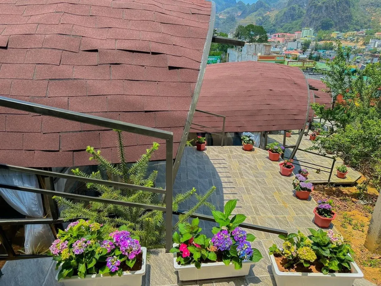 Balcony/Terrace in Plum Homestay Đồng Văn