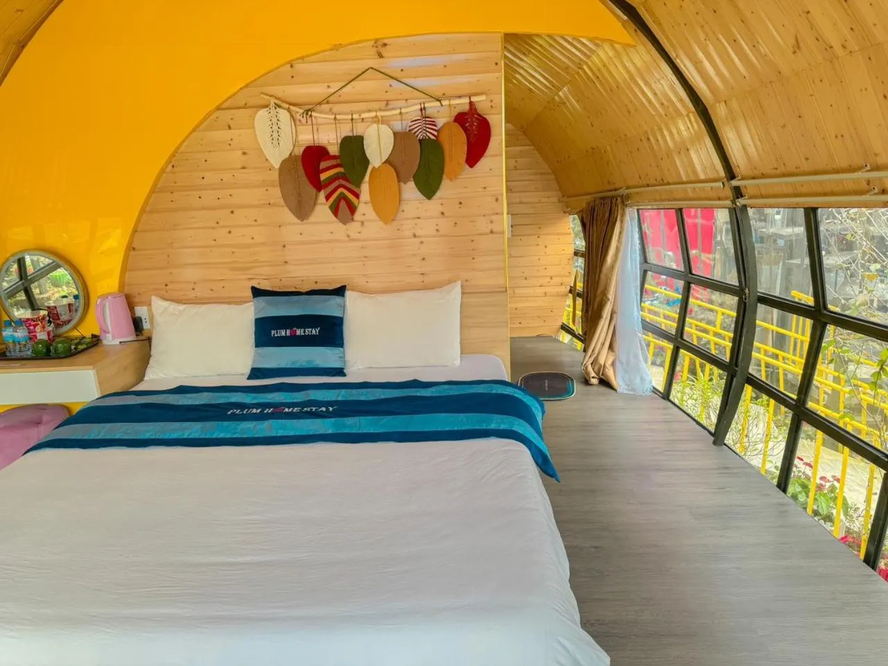 Bed in Plum Homestay Đồng Văn