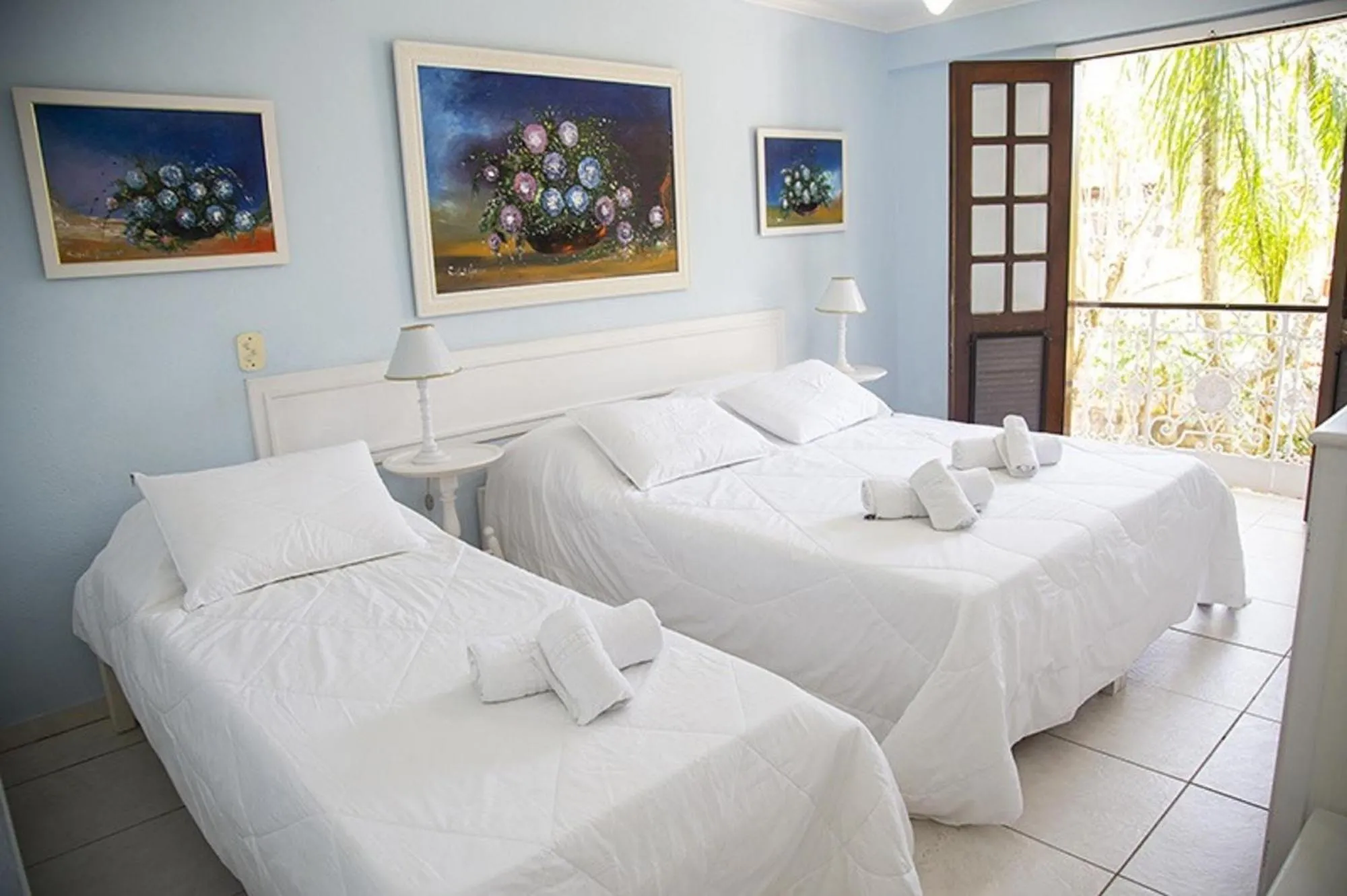 Bed in Pousada Casa da Praia Búzios