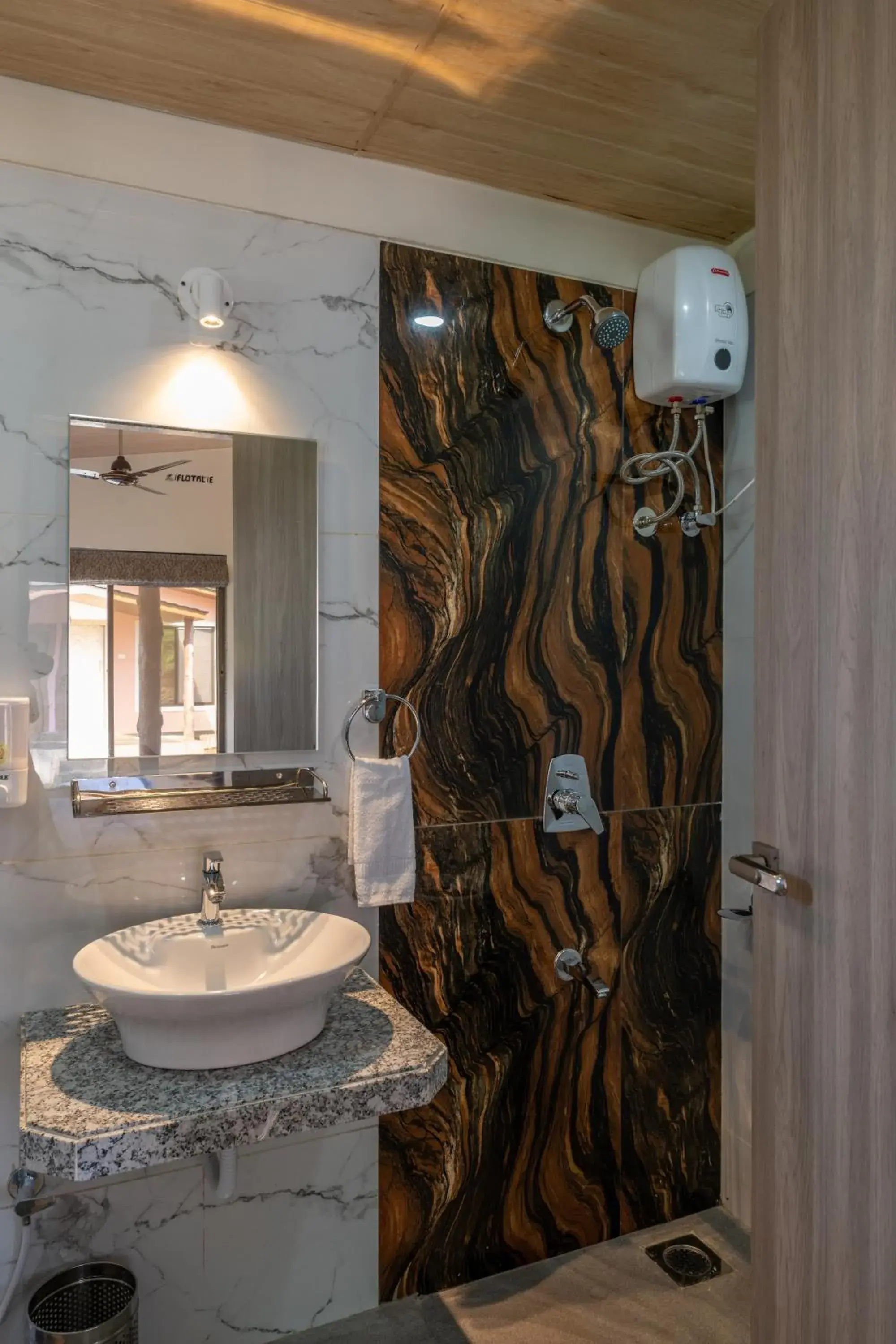 Bathroom in HillRock Resort & Villas, Neral-Karjat Bathroom in HillRock Resort & Villas, Neral-Karjat