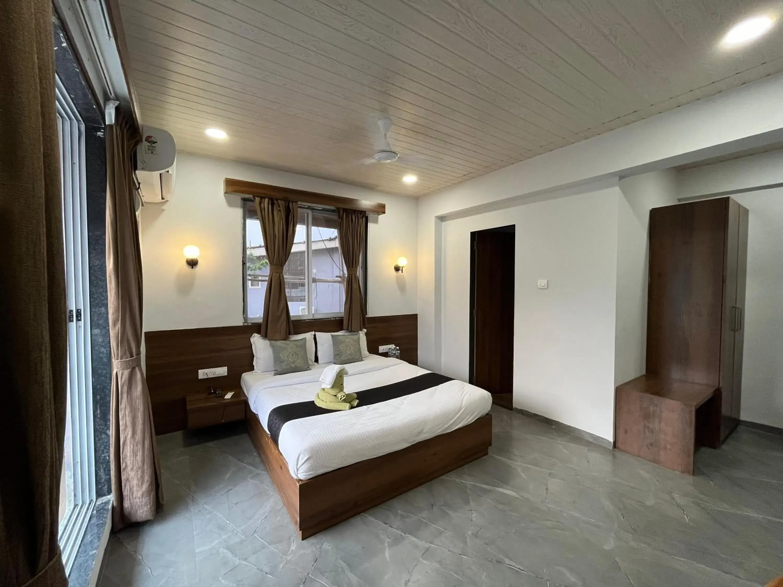 Photo of the whole room, Bed in HillRock Resort & Villas, Neral-Karjat Photo of the whole room, Bed in HillRock Resort & Villas, Neral-Karjat