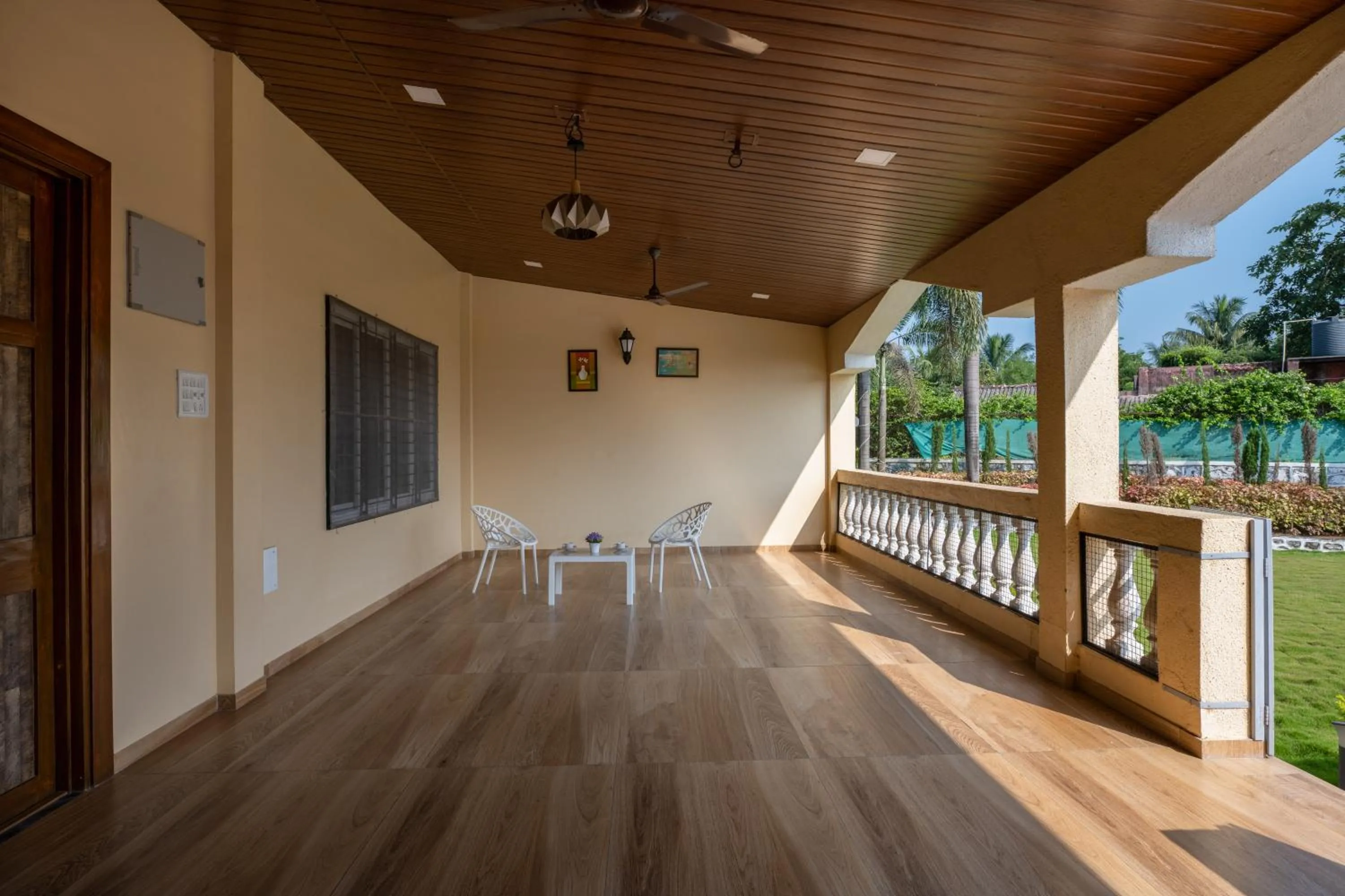 Patio in HillRock Resort & Villas, Neral-Karjat