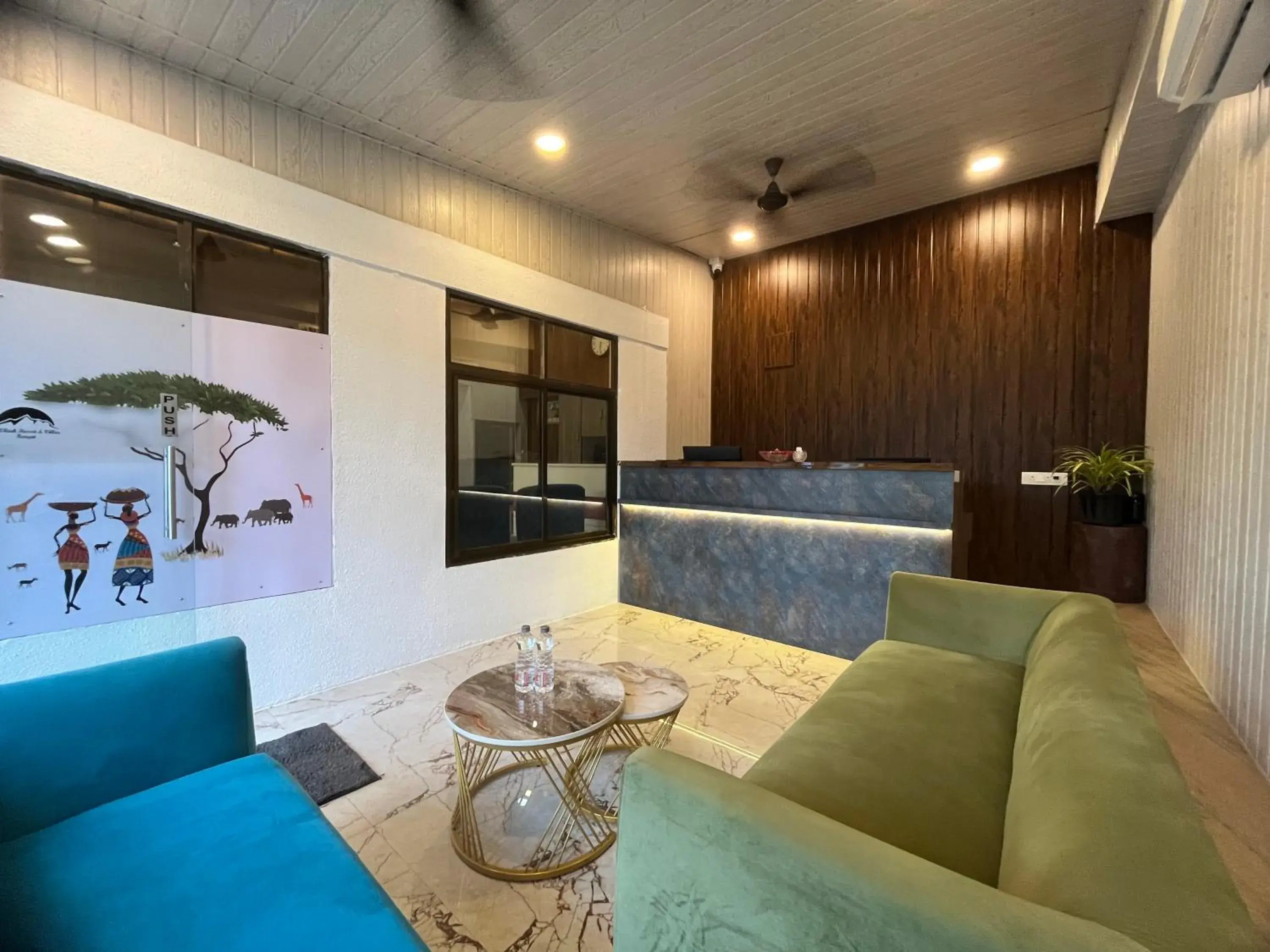 Lobby or reception in HillRock Resort & Villas, Neral-Karjat Lobby or reception in HillRock Resort & Villas, Neral-Karjat