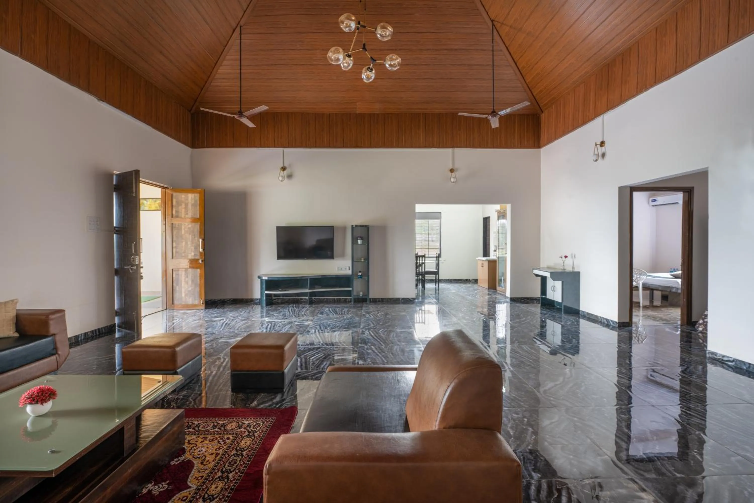 Living room in HillRock Resort & Villas, Neral-Karjat