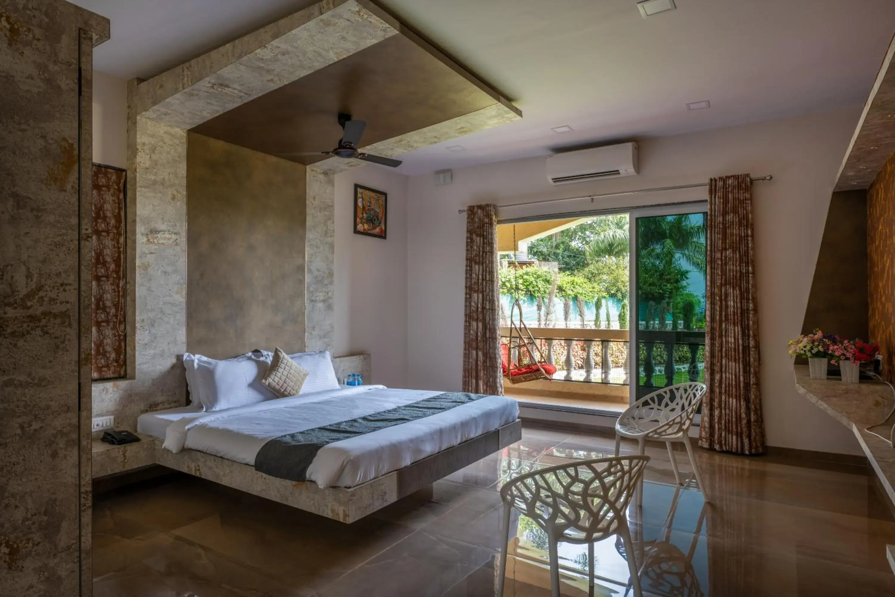 Bed in HillRock Resort & Villas, Neral-Karjat Bed in HillRock Resort & Villas, Neral-Karjat