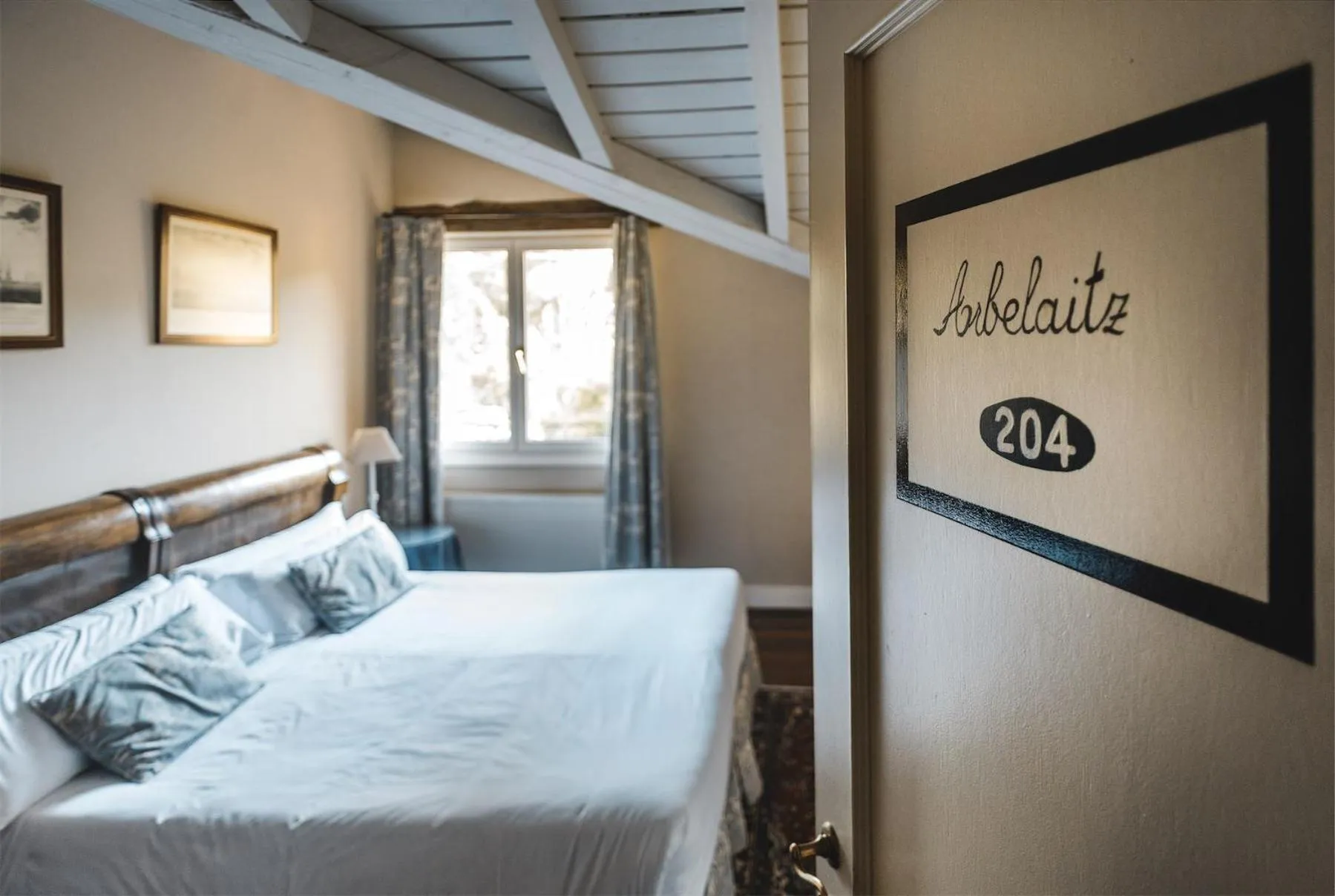 Bed in Hotel Zubieta