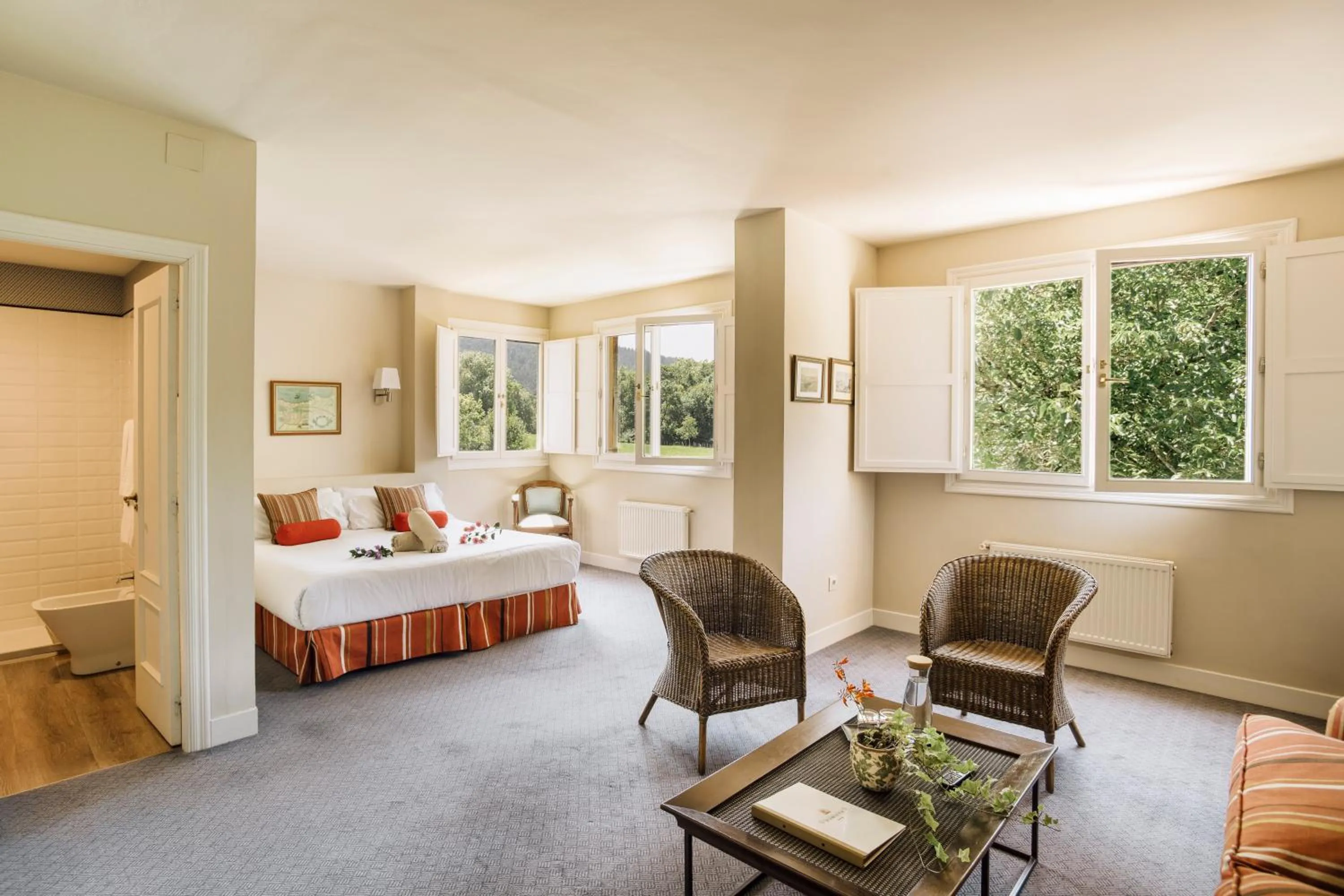 Bed in Hotel Zubieta