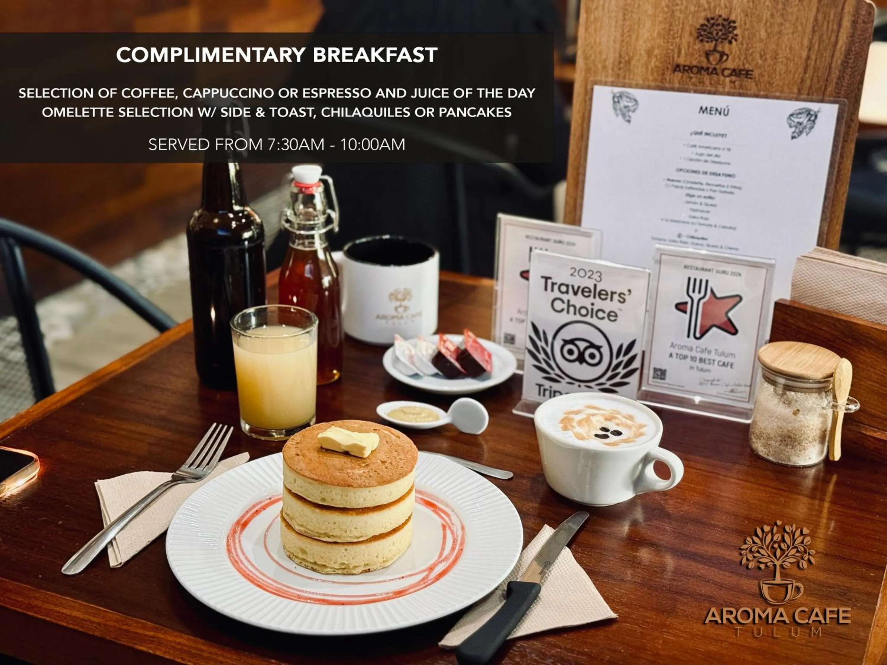 Breakfast in Aldea Xaan Ha Tulum