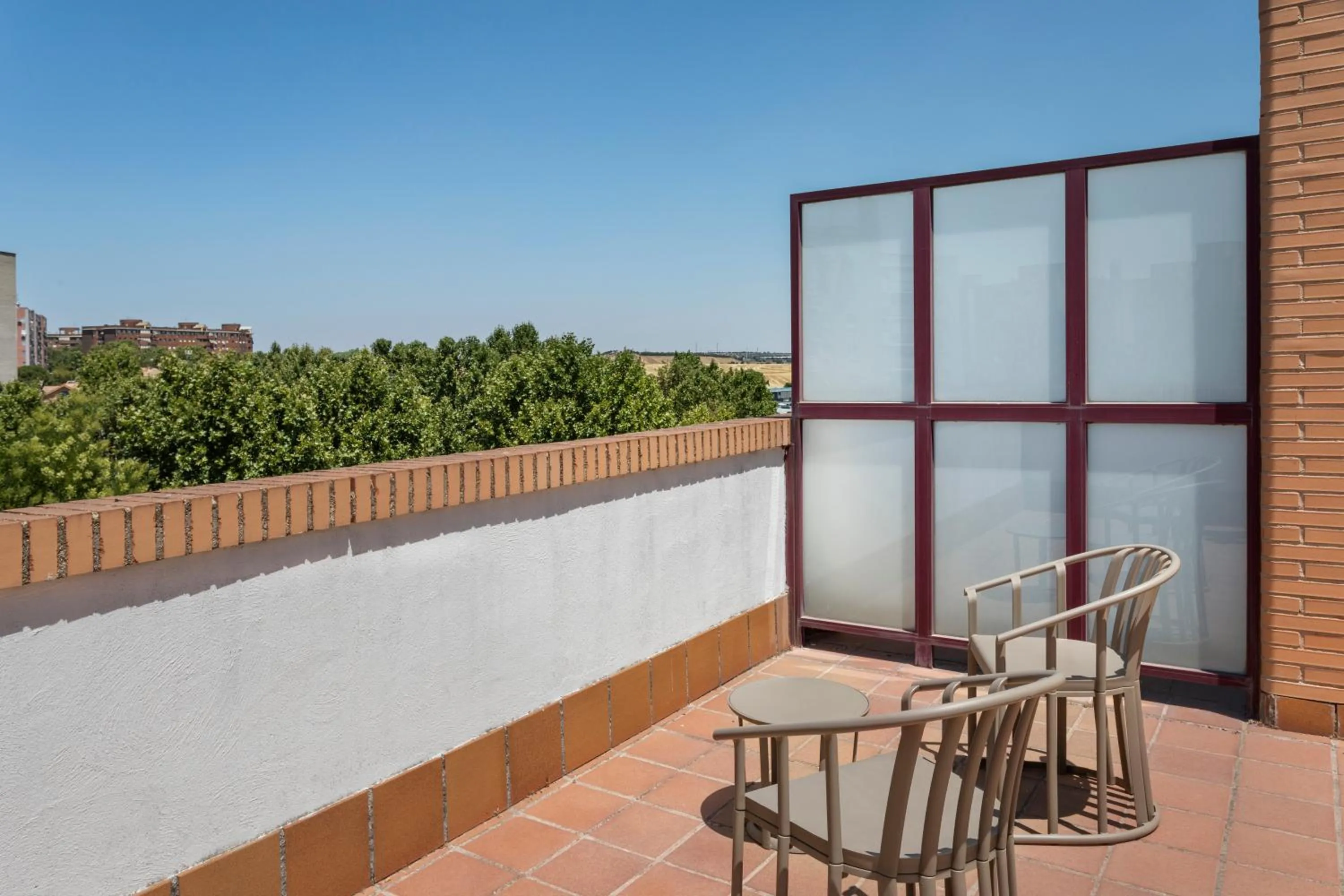 Balcony/Terrace in B&B HOTEL Madrid Fuenlabrada