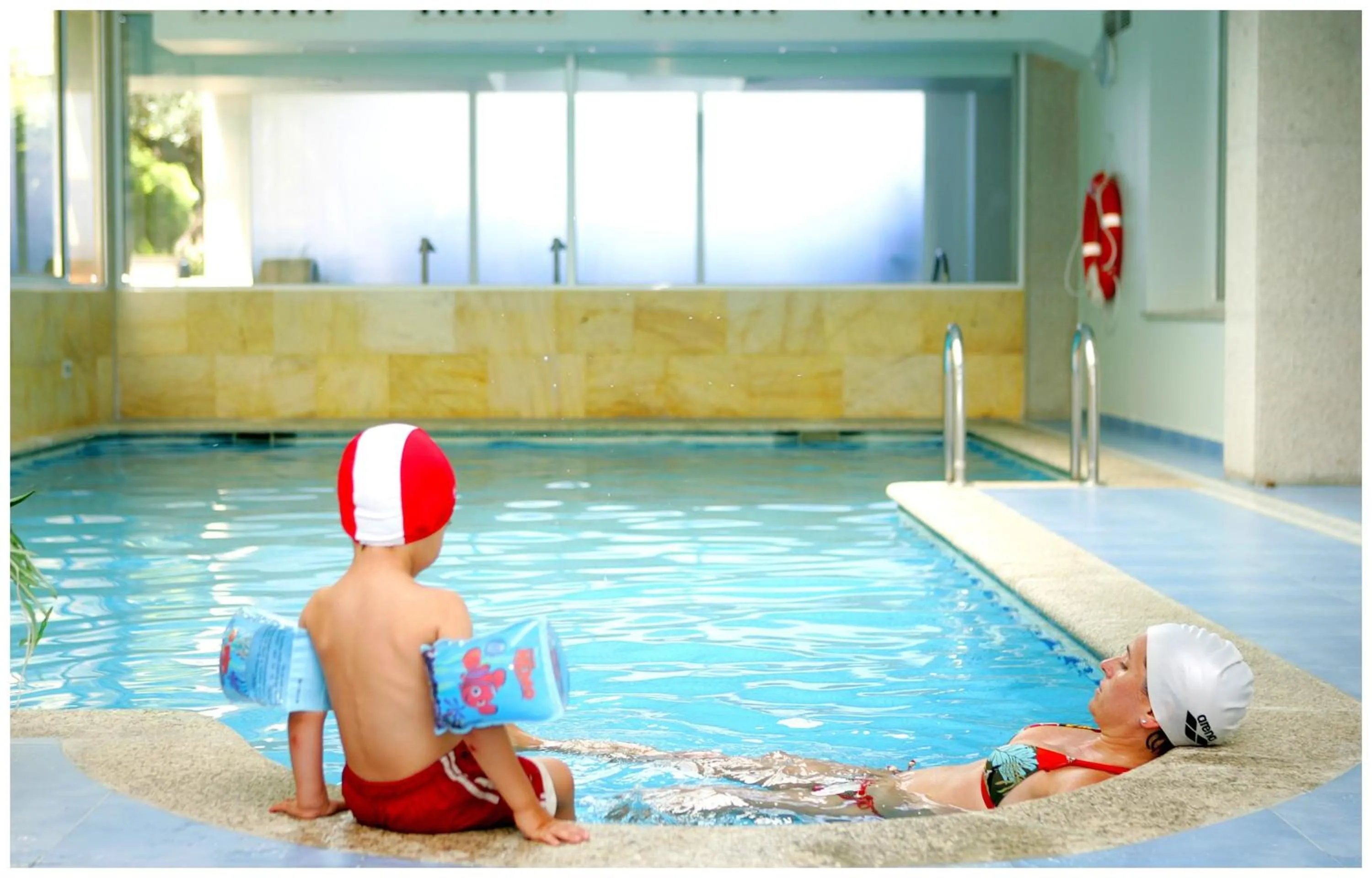 Swimming pool in Hotel Spa Atlántico San Vicente do Mar