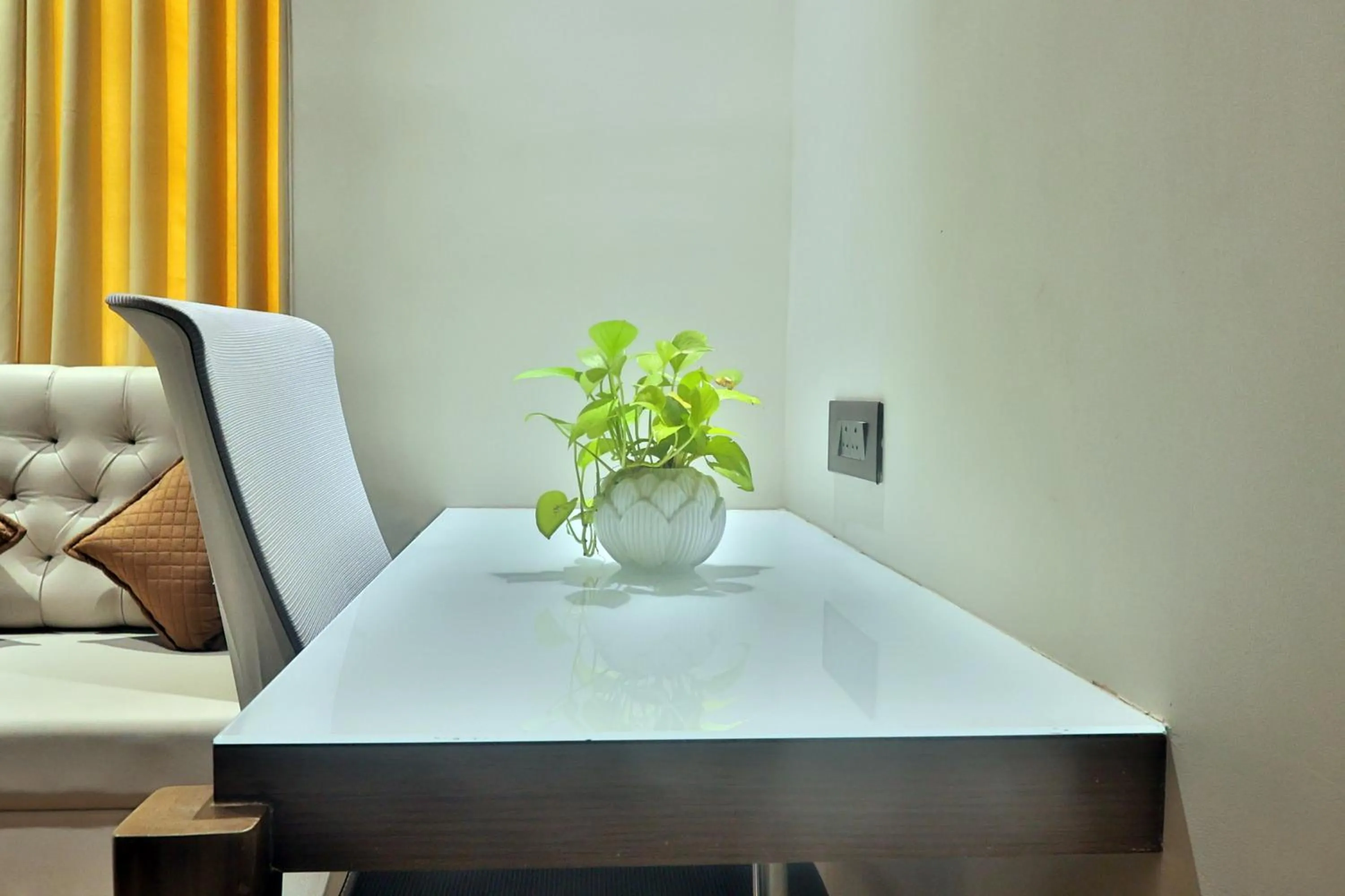 Seating area in Hotel Kant Palace