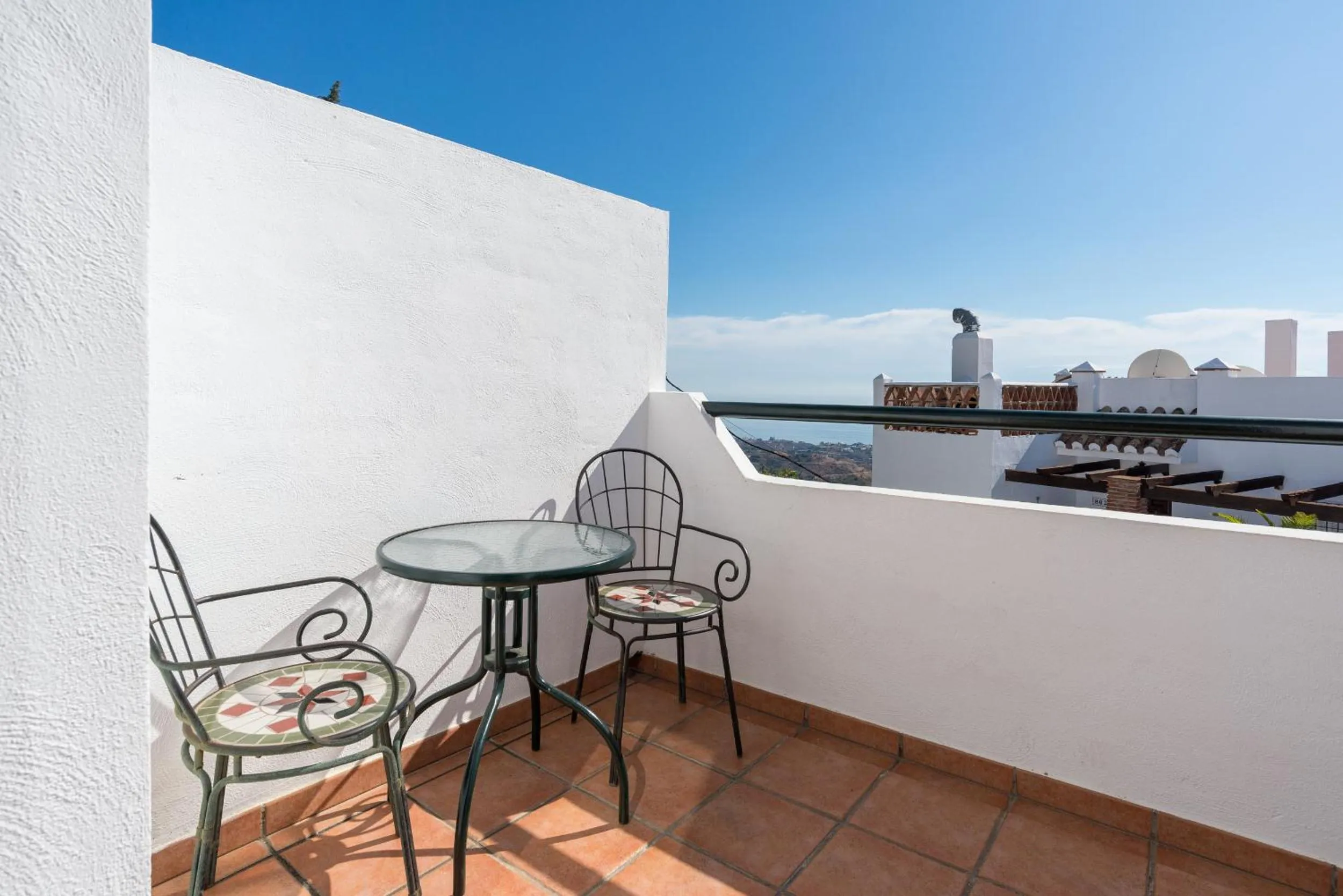 Balcony/Terrace in Hostal El Escudo de Mijas