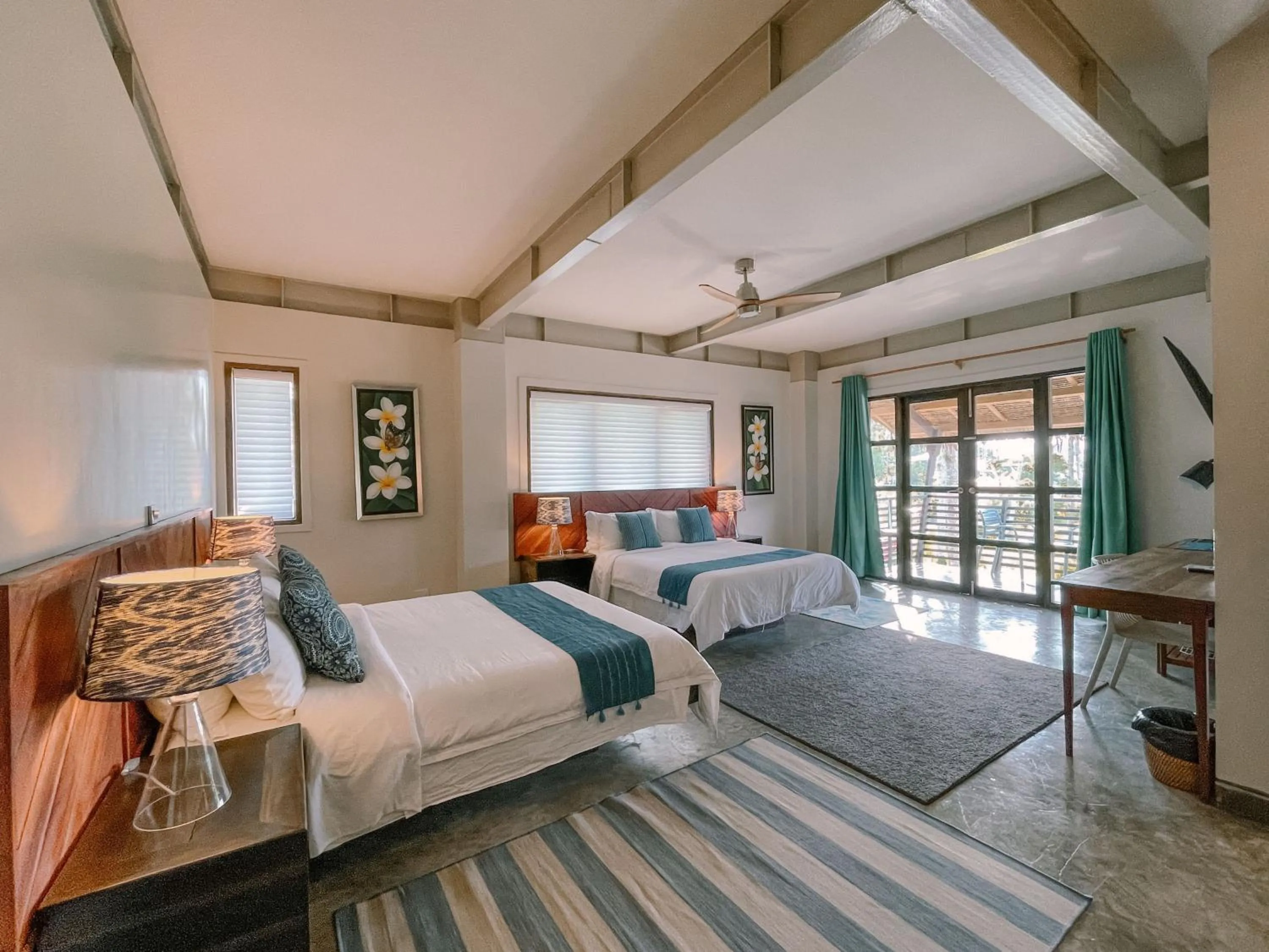 Bed in Kaimana Resort Siargao